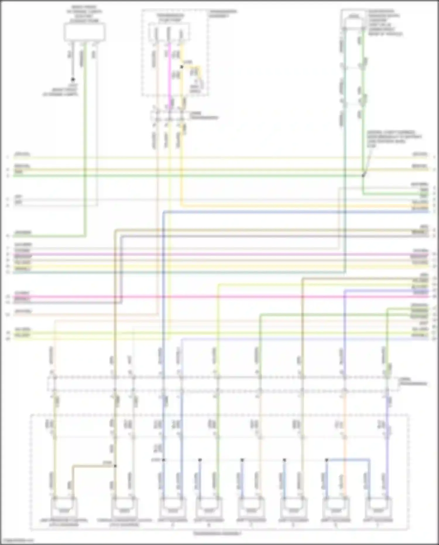 Bronco Ford VI (2020-2024): Wiring diagram engine performance 2.3l turbo (4 of 9)
