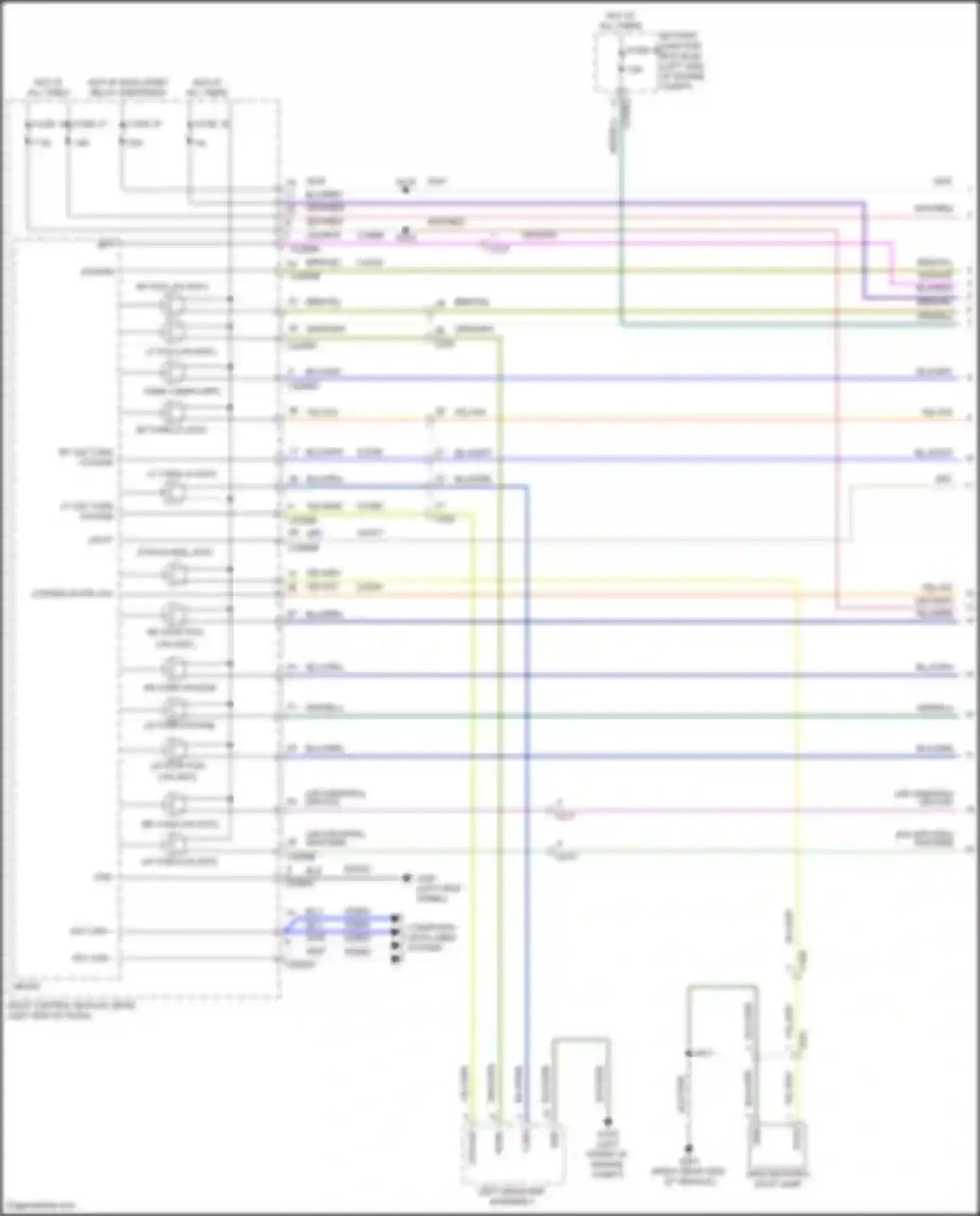Bronco Ford VI (2020-2024): Exterior lamps circuit (1 of 3)