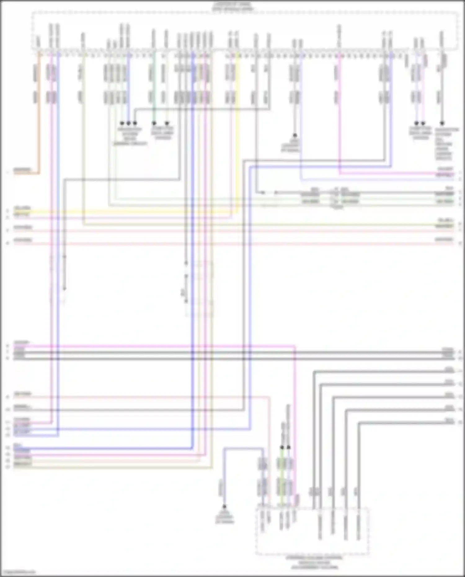 Bronco Ford VI (2020-2024): Radio circuit, 6 speakers (3 of 4)
