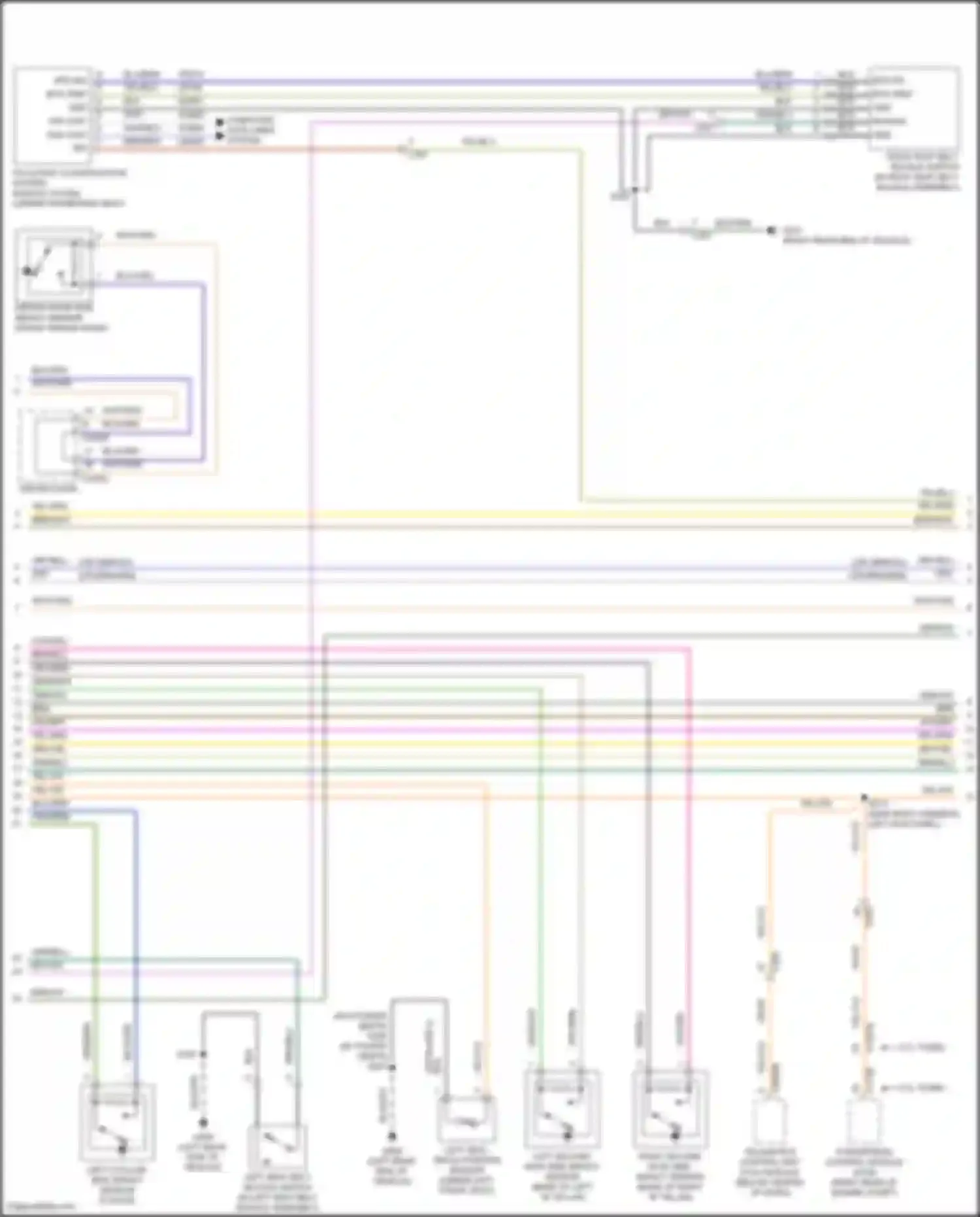 Bronco Ford VI (2020-2024): Supplemental restraints circuit (2 of 4)