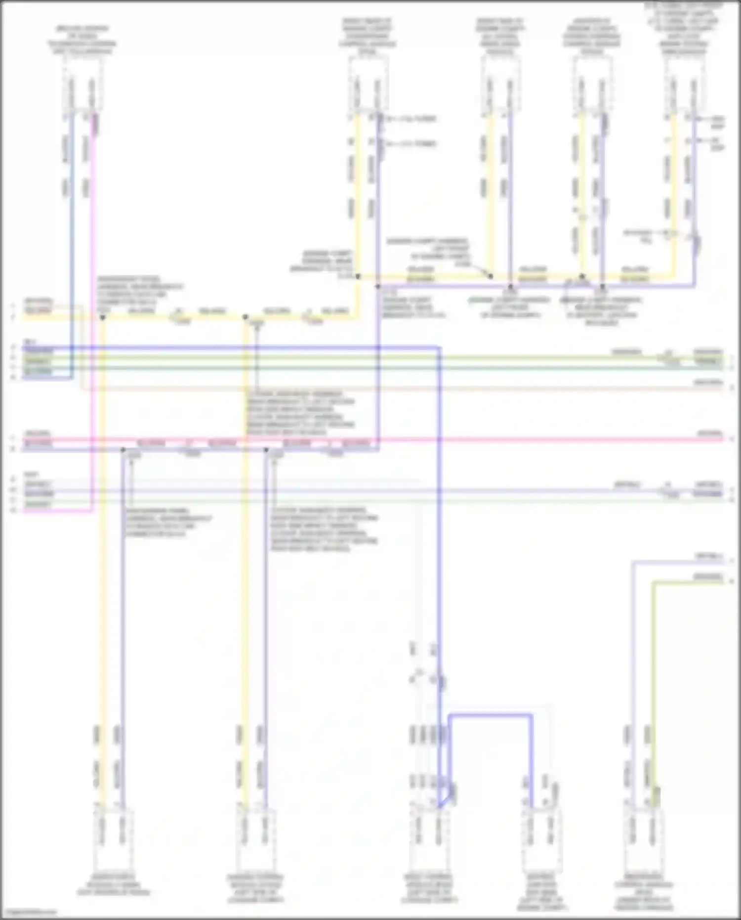 Wiring diagram w/ esp for Ford Bronco VI (2020-2024)