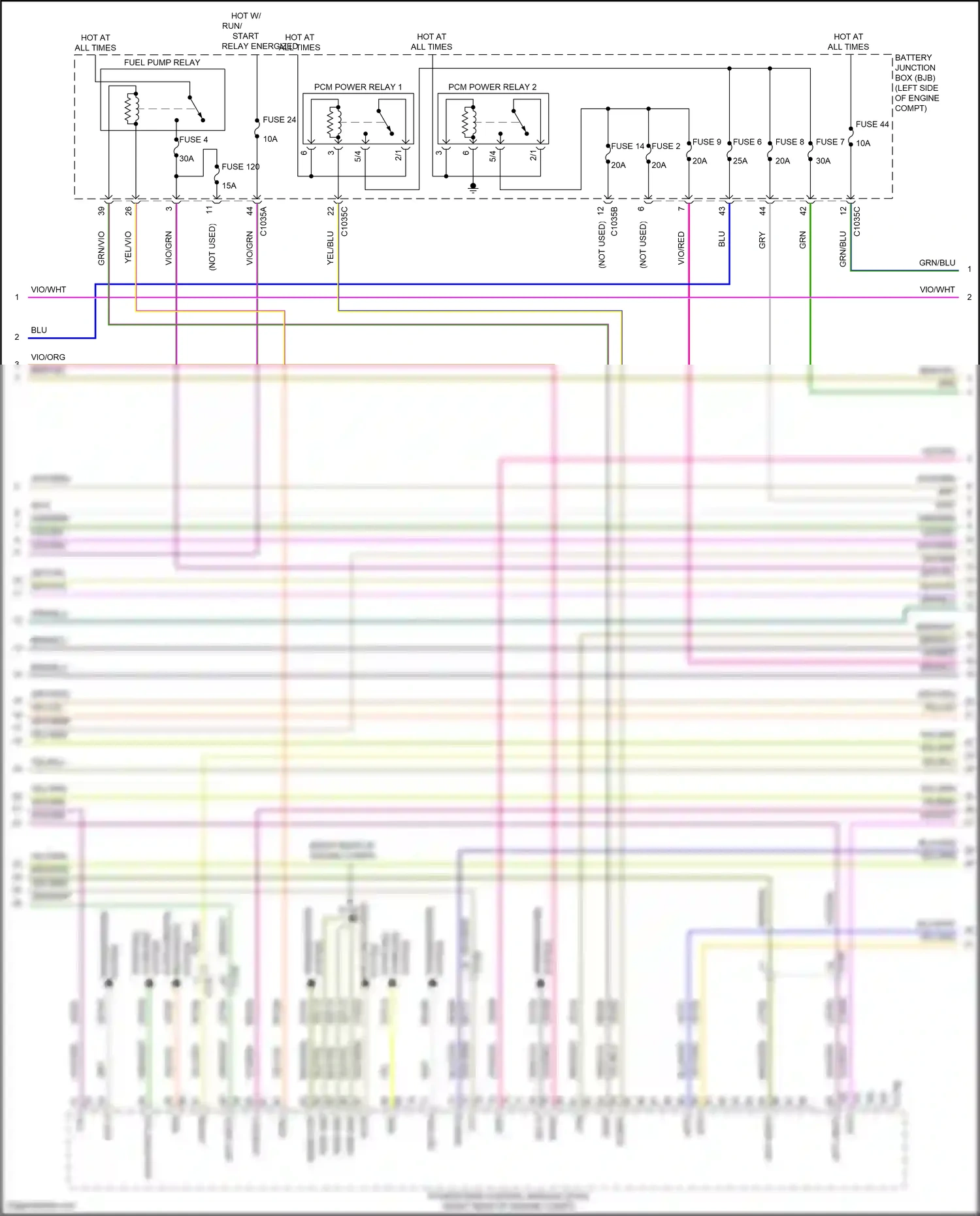 Ford Bronco VI (2020-2024) air conditioning wiring diagram  (1 of 1)