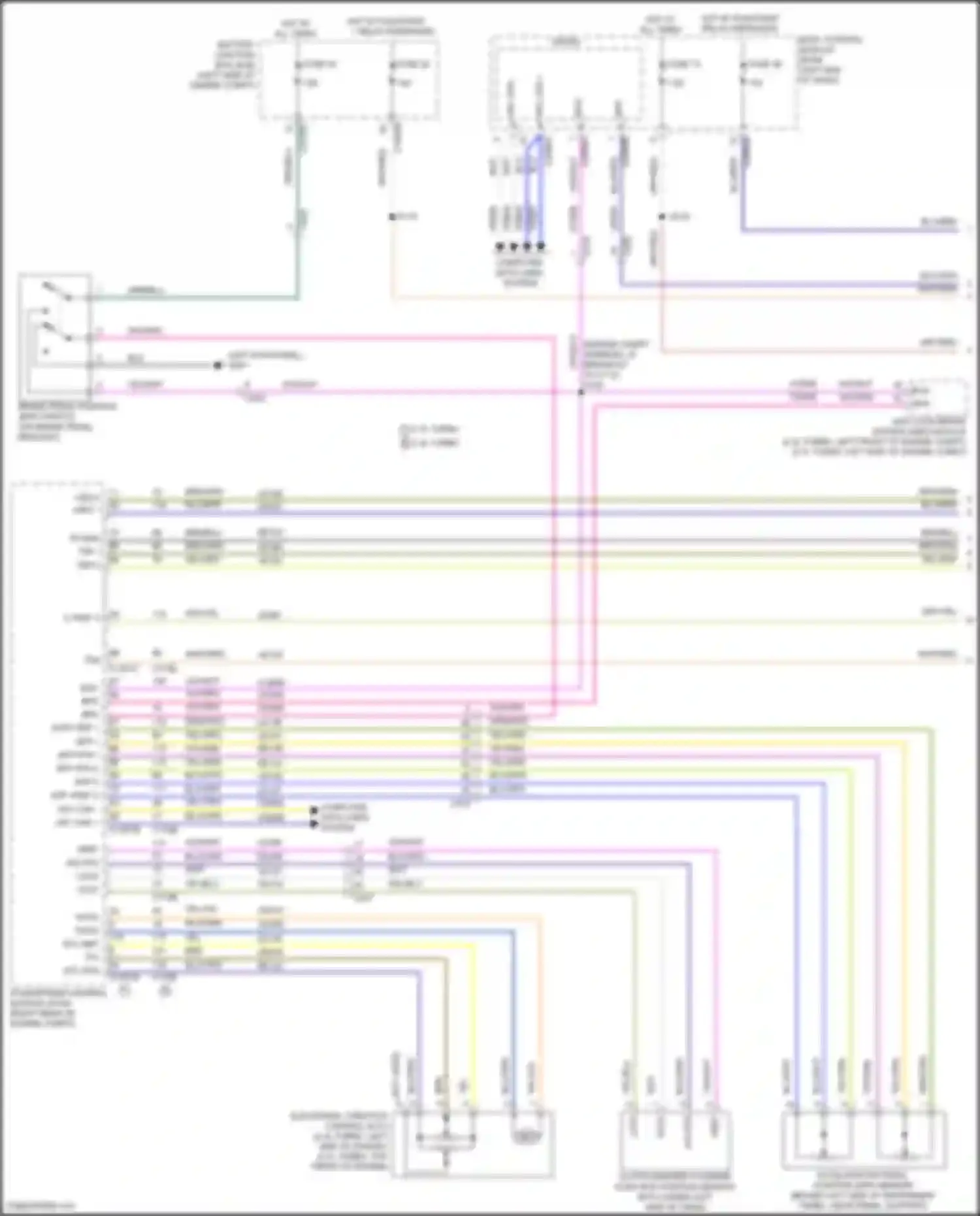 Wiring diagram blu/org for Ford Bronco VI (2020-2024) (33 of 58)