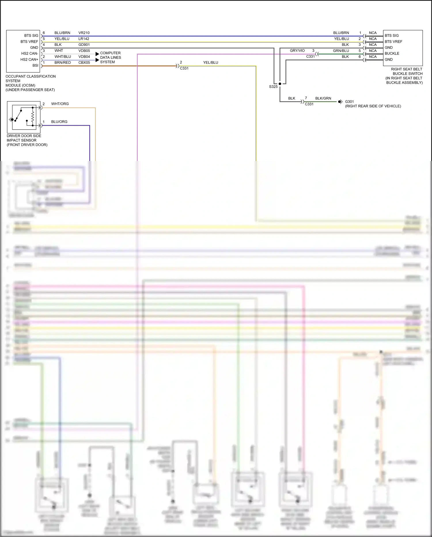 Ford Bronco VI (2020-2024) brn/blu wiring diagram  (20 of 46)