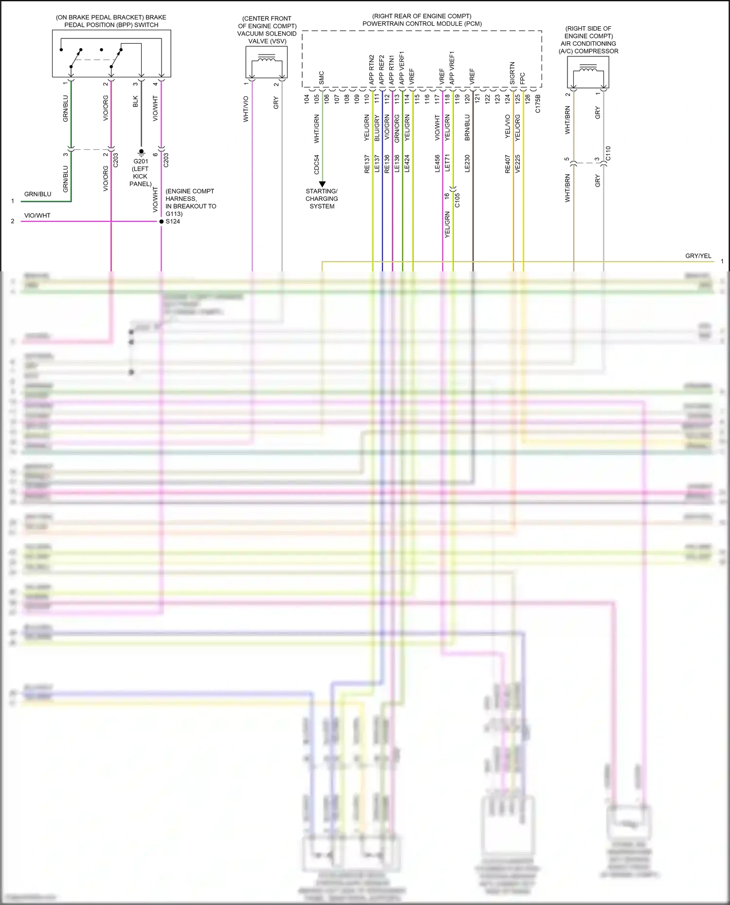 Ford Bronco VI (2020-2024) brn/blu wiring diagram  (33 of 46)