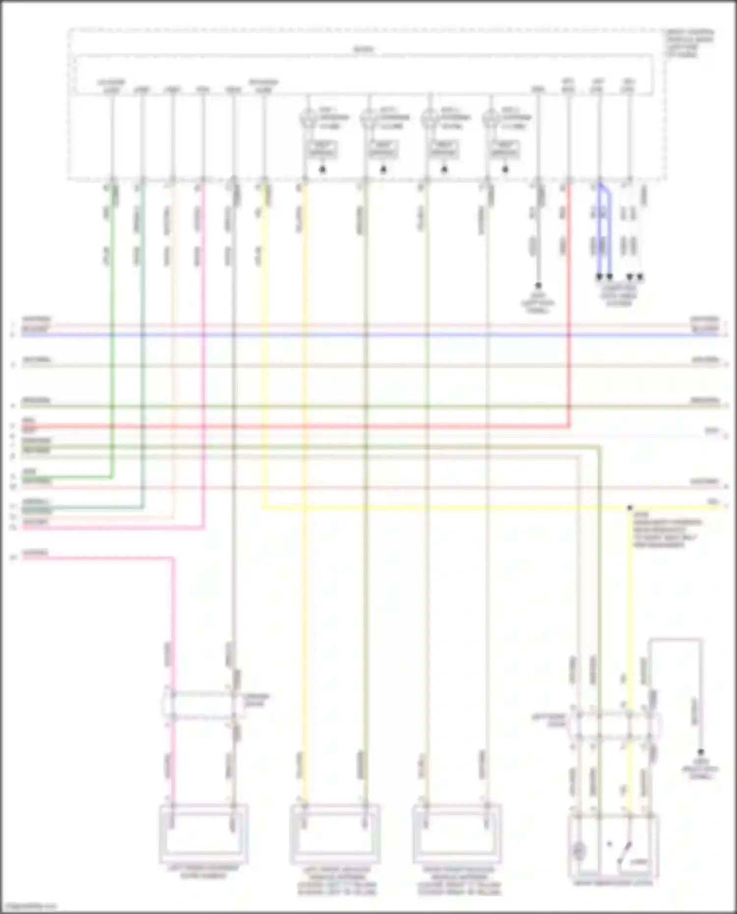 Wiring diagram bus - for Ford Bronco VI (2020-2024) (1 of 2)