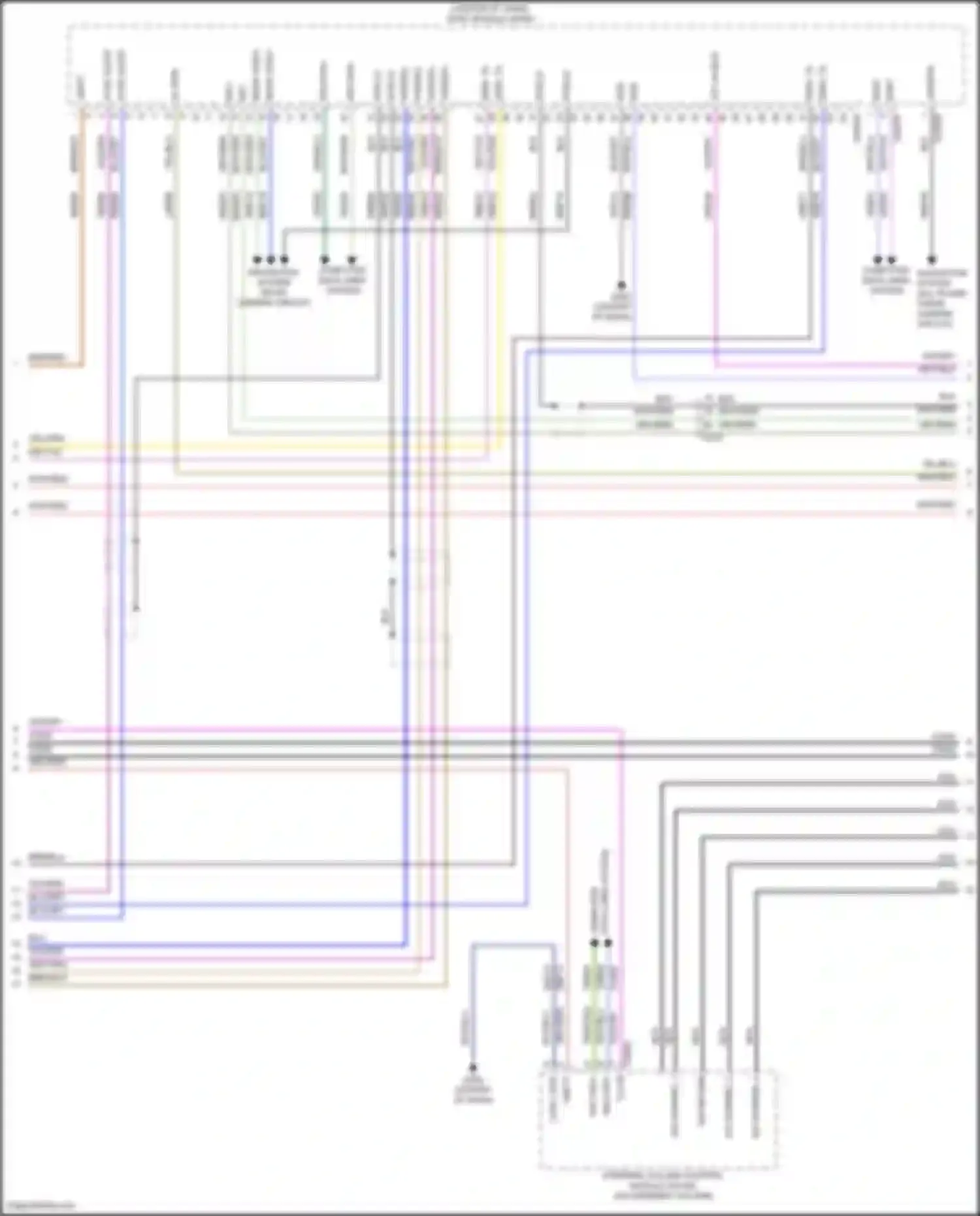 Wiring diagram all round vision camera circuit for Ford Bronco VI (2020-2024)