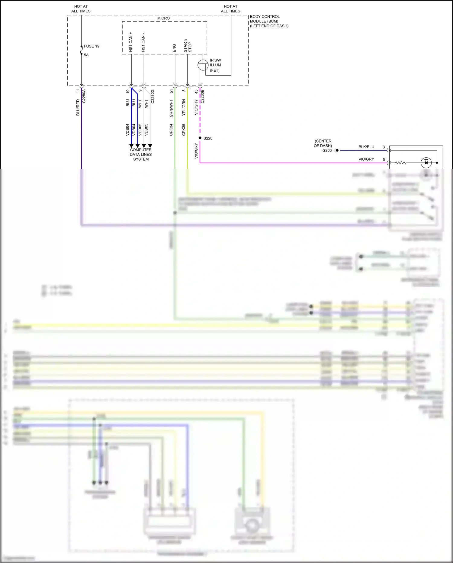Ford Bronco VI (2020-2024) computer data lines system wiring diagram  (18 of 69)