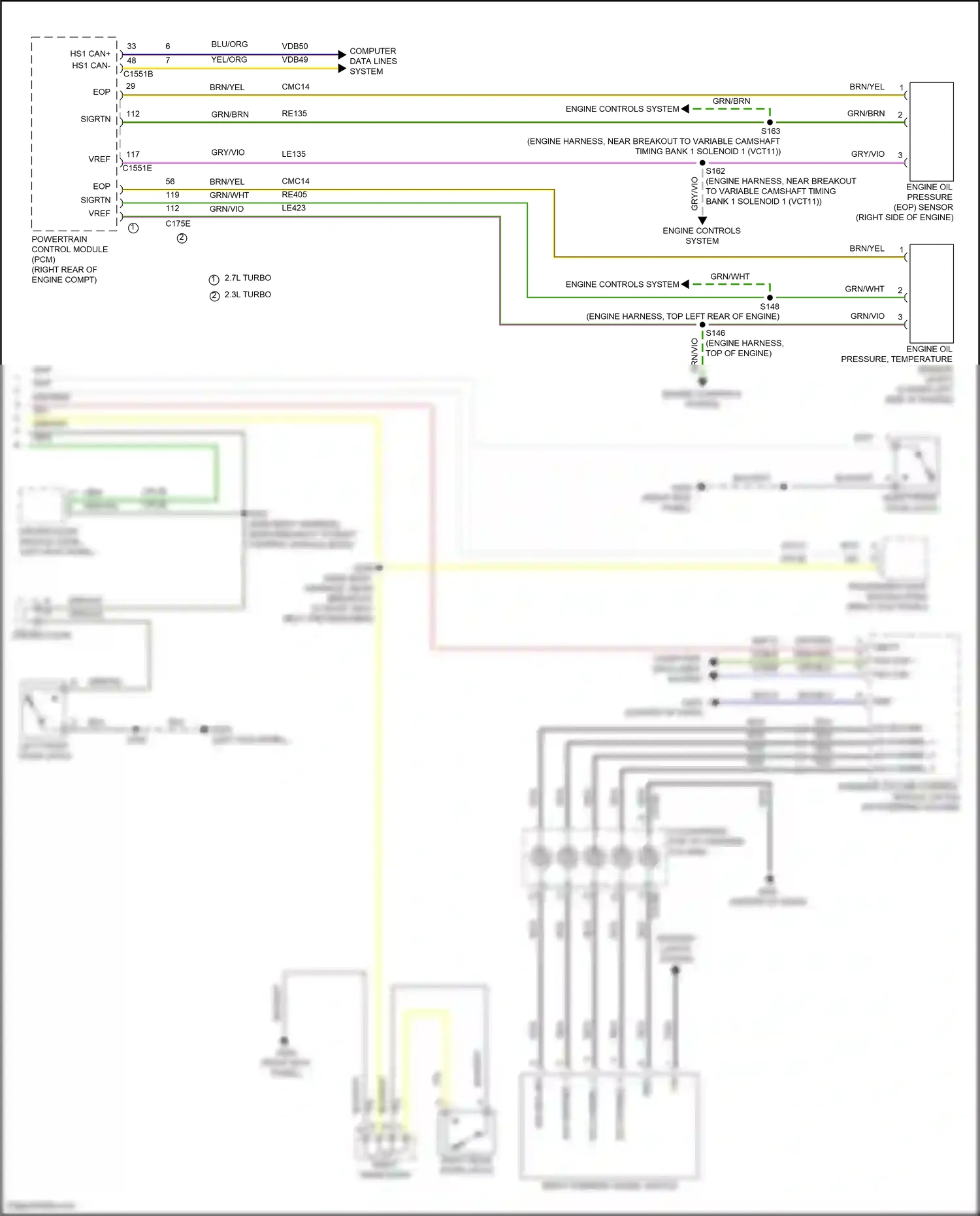 Ford Bronco VI (2020-2024) computer data lines system wiring diagram  (37 of 69)