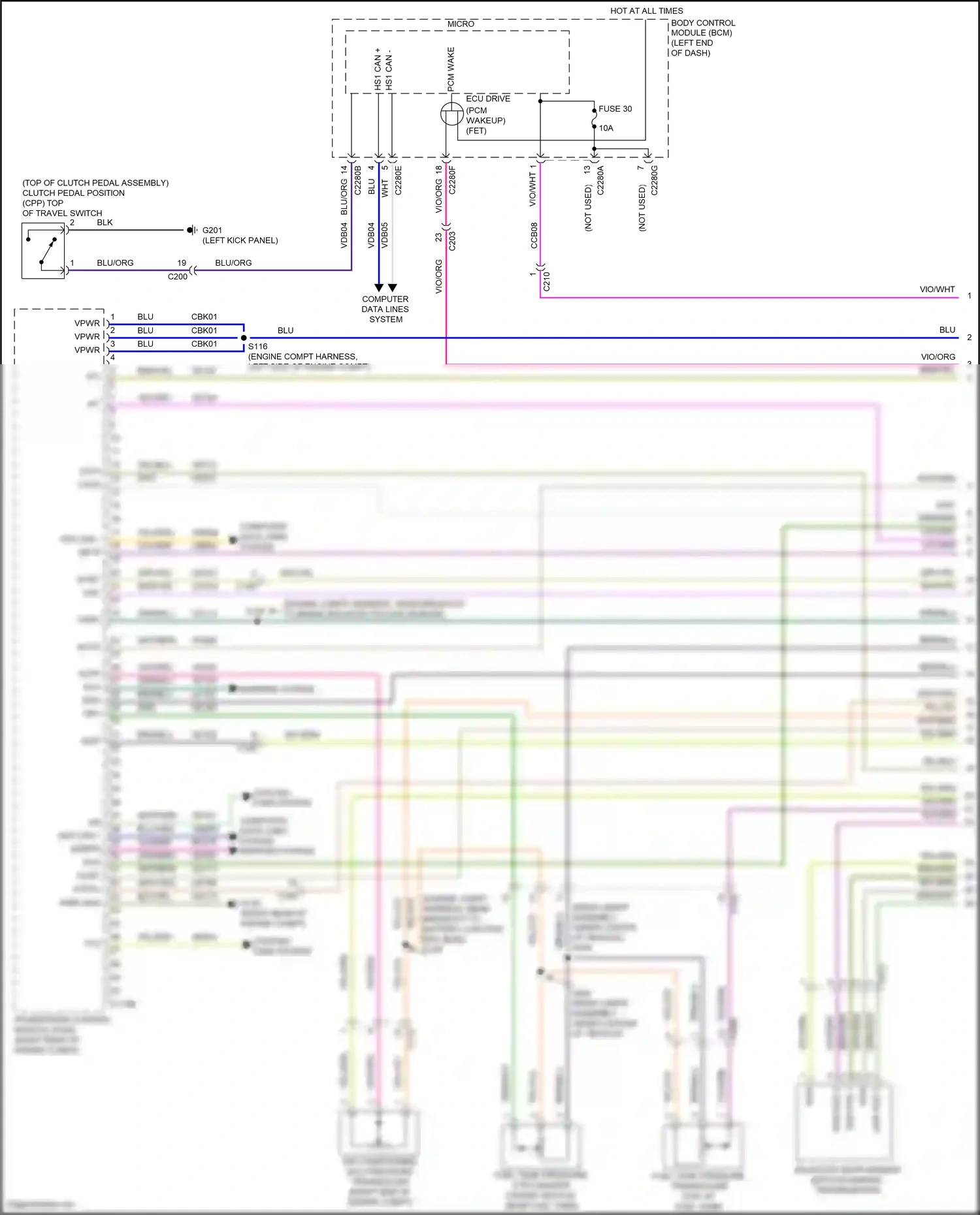 Ford Bronco VI (2020-2024) computer data lines system wiring diagram  (67 of 69)