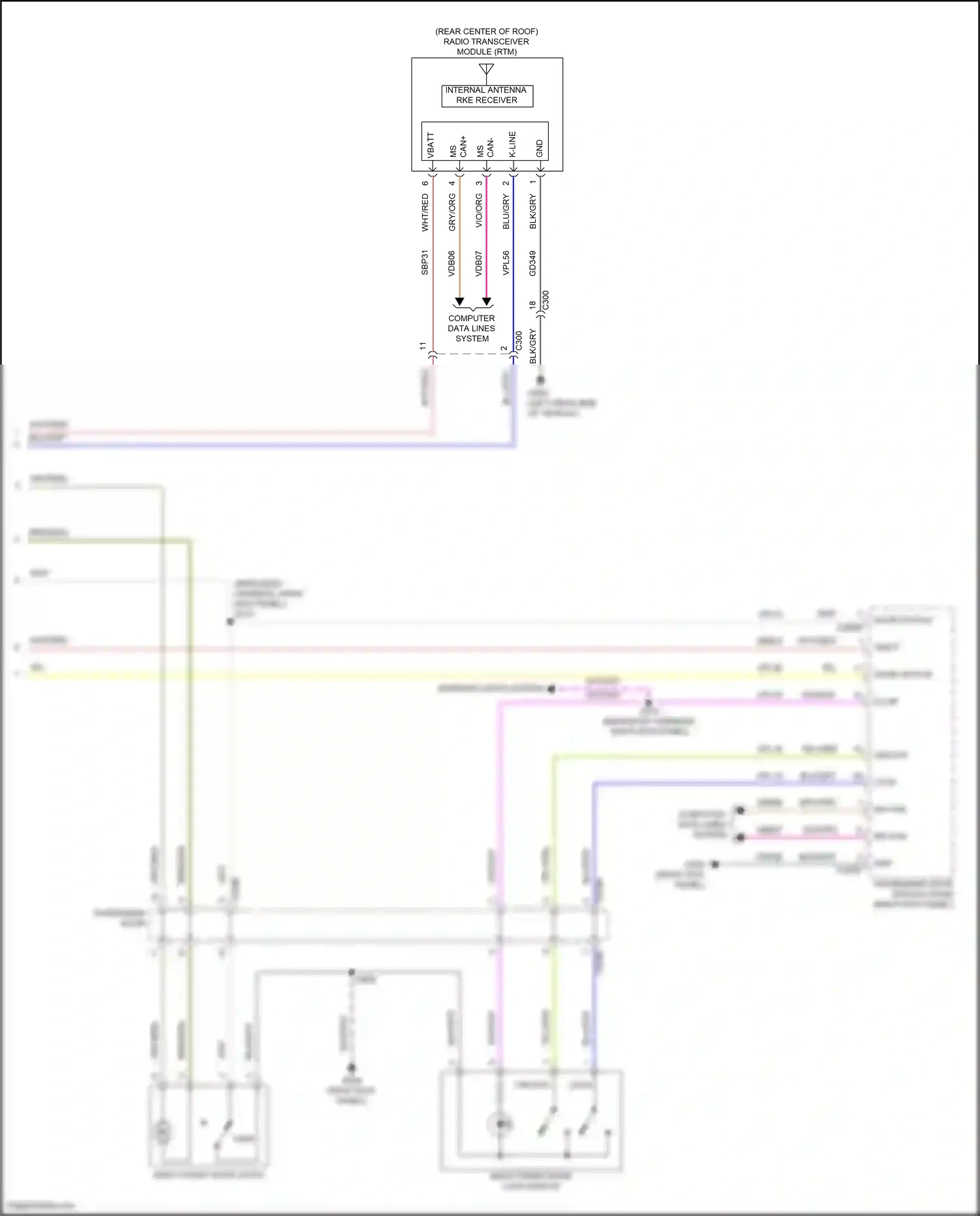 Ford Bronco VI (2020-2024) computer data lines system wiring diagram  (58 of 69)