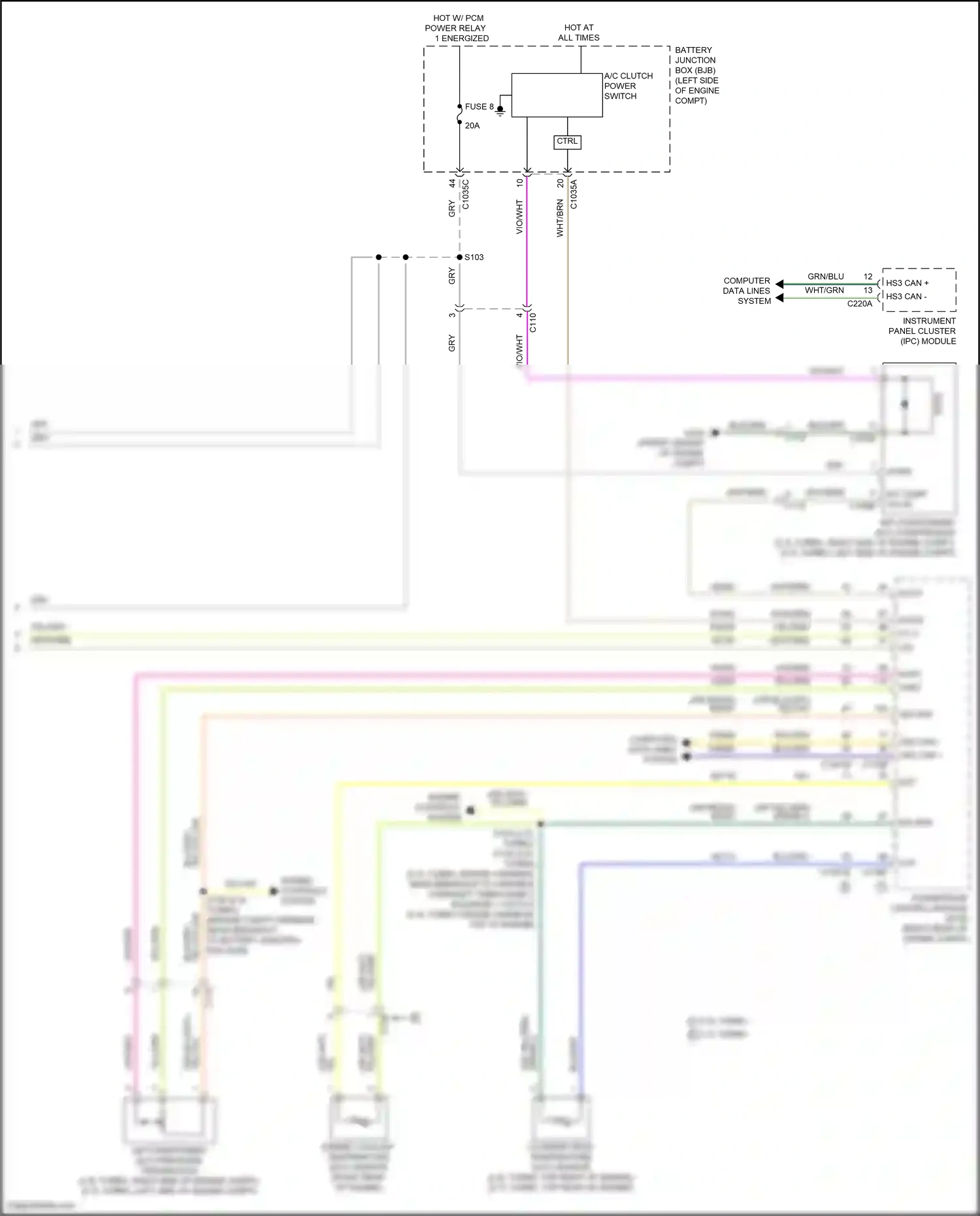 Ford Bronco VI (2020-2024) computer data lines system wiring diagram  (40 of 69)