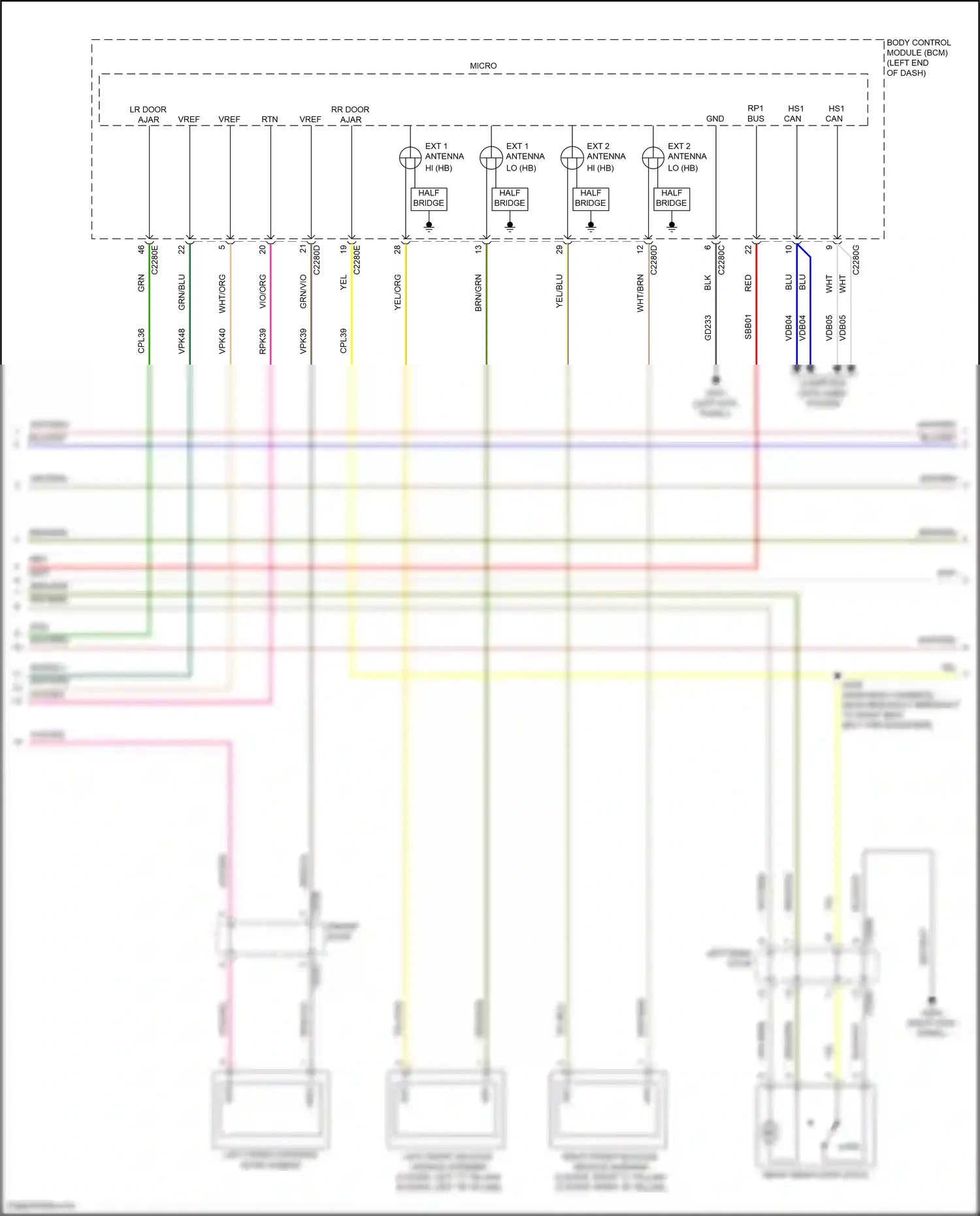Ford Bronco VI (2020-2024) computer data lines system wiring diagram  (51 of 69)