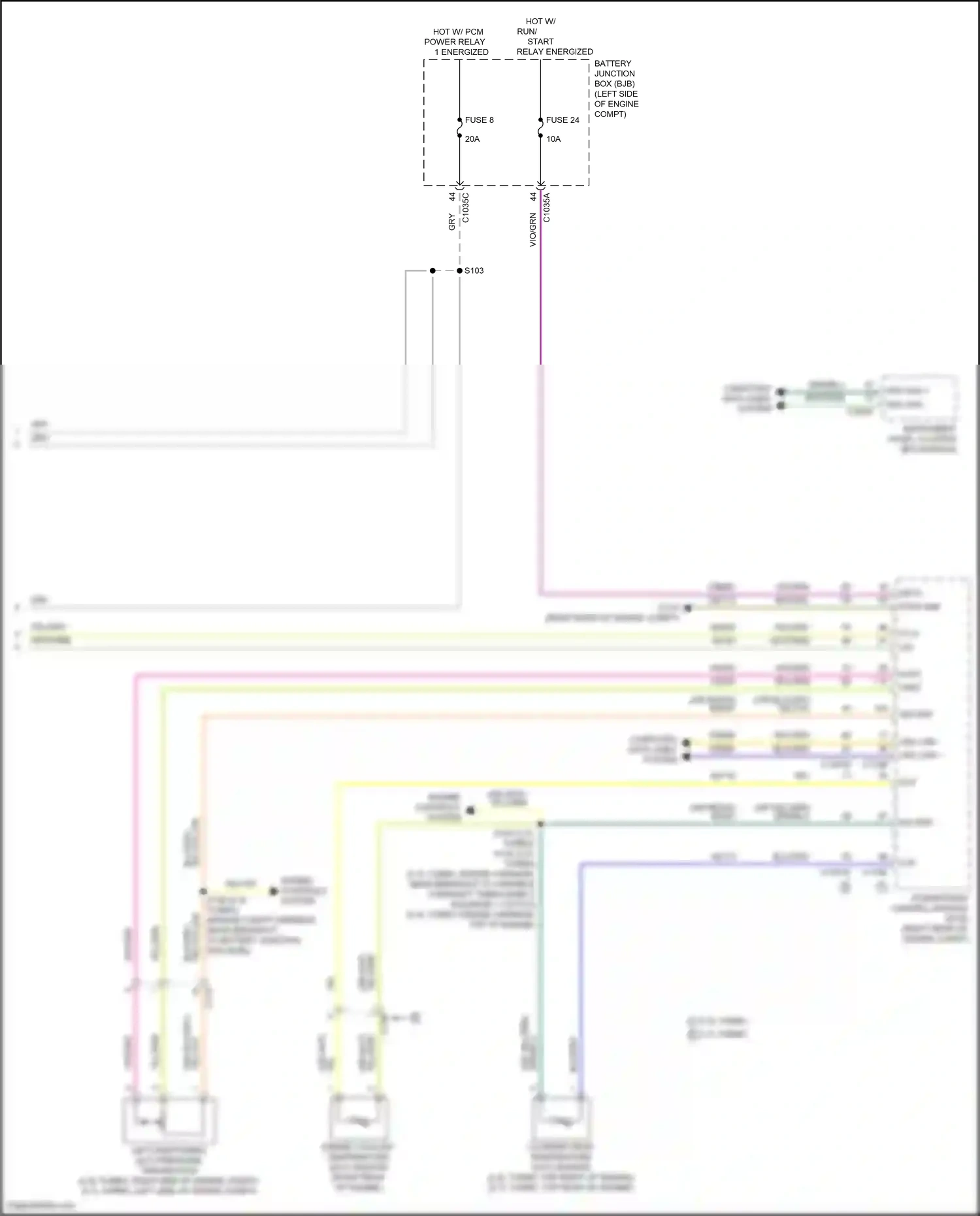 Ford Bronco VI (2020-2024) ect wiring diagram  (1 of 5)