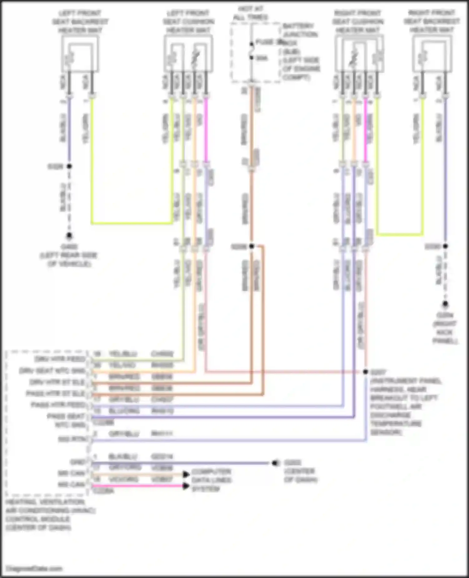 Wiring diagram fuse 38 for Ford Bronco VI (2020-2024) (2 of 4)
