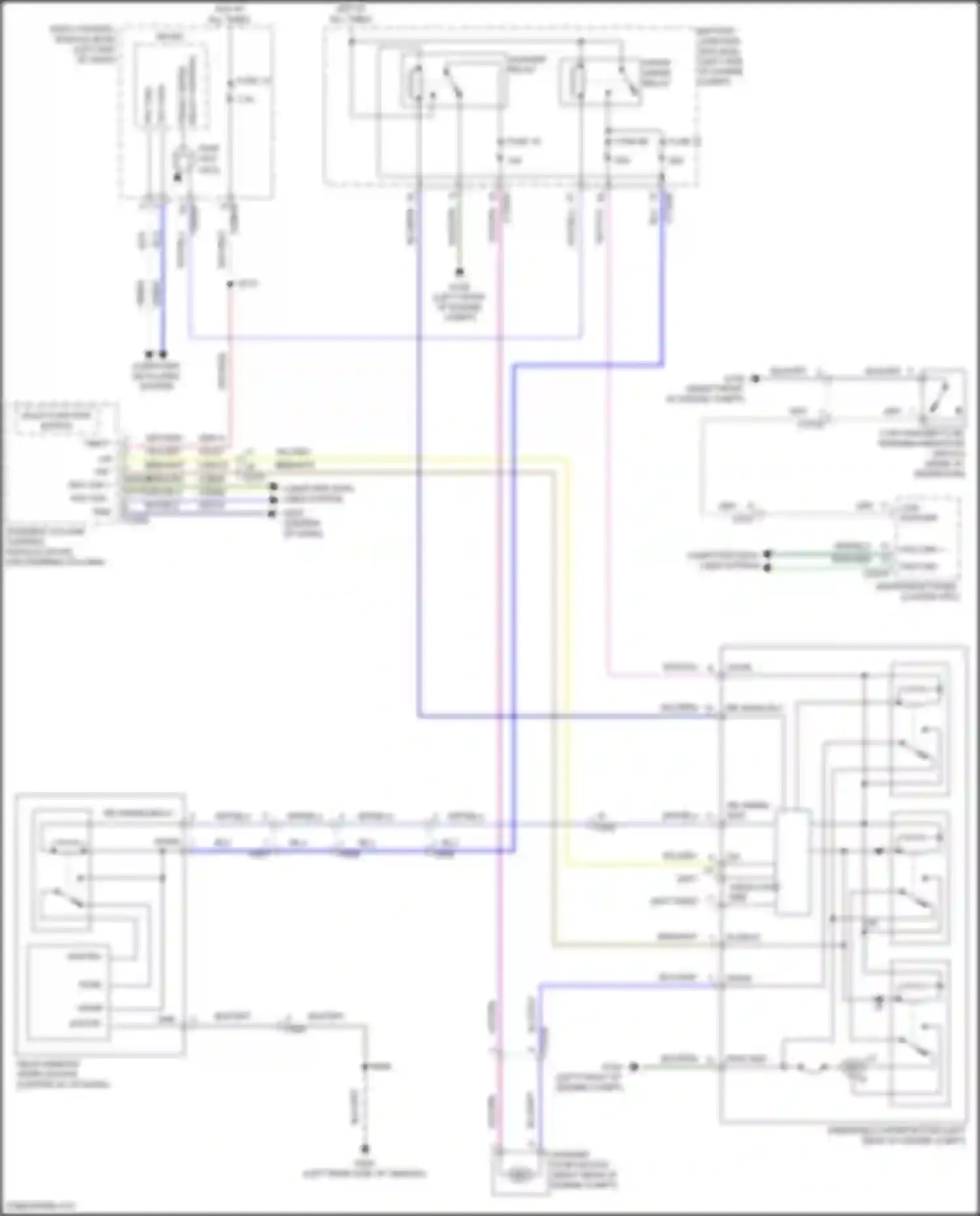 Wiring diagram front wiper relay for Ford Bronco VI (2020-2024)