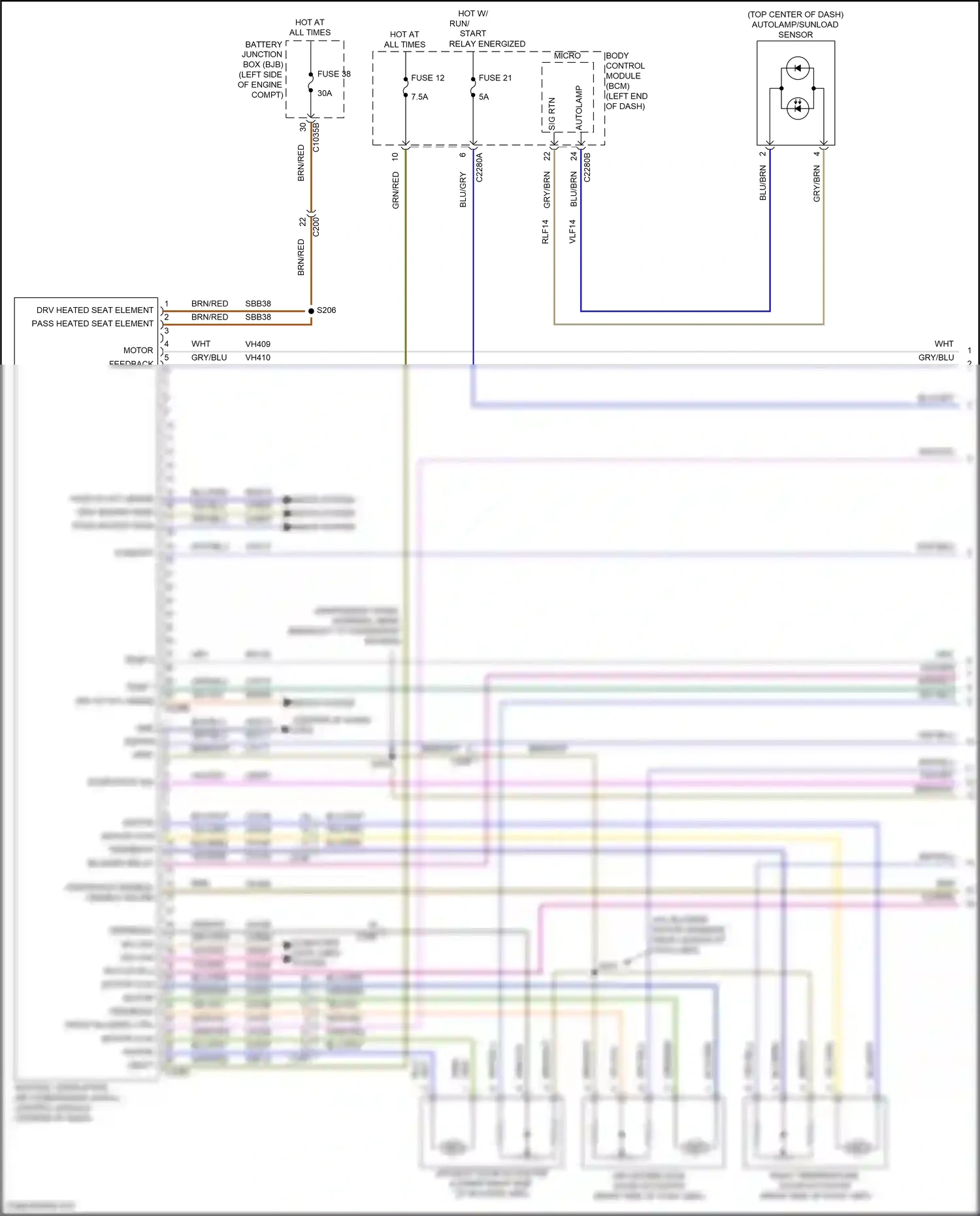 Ford Bronco VI (2020-2024) gry/blu wiring diagram  (21 of 50)