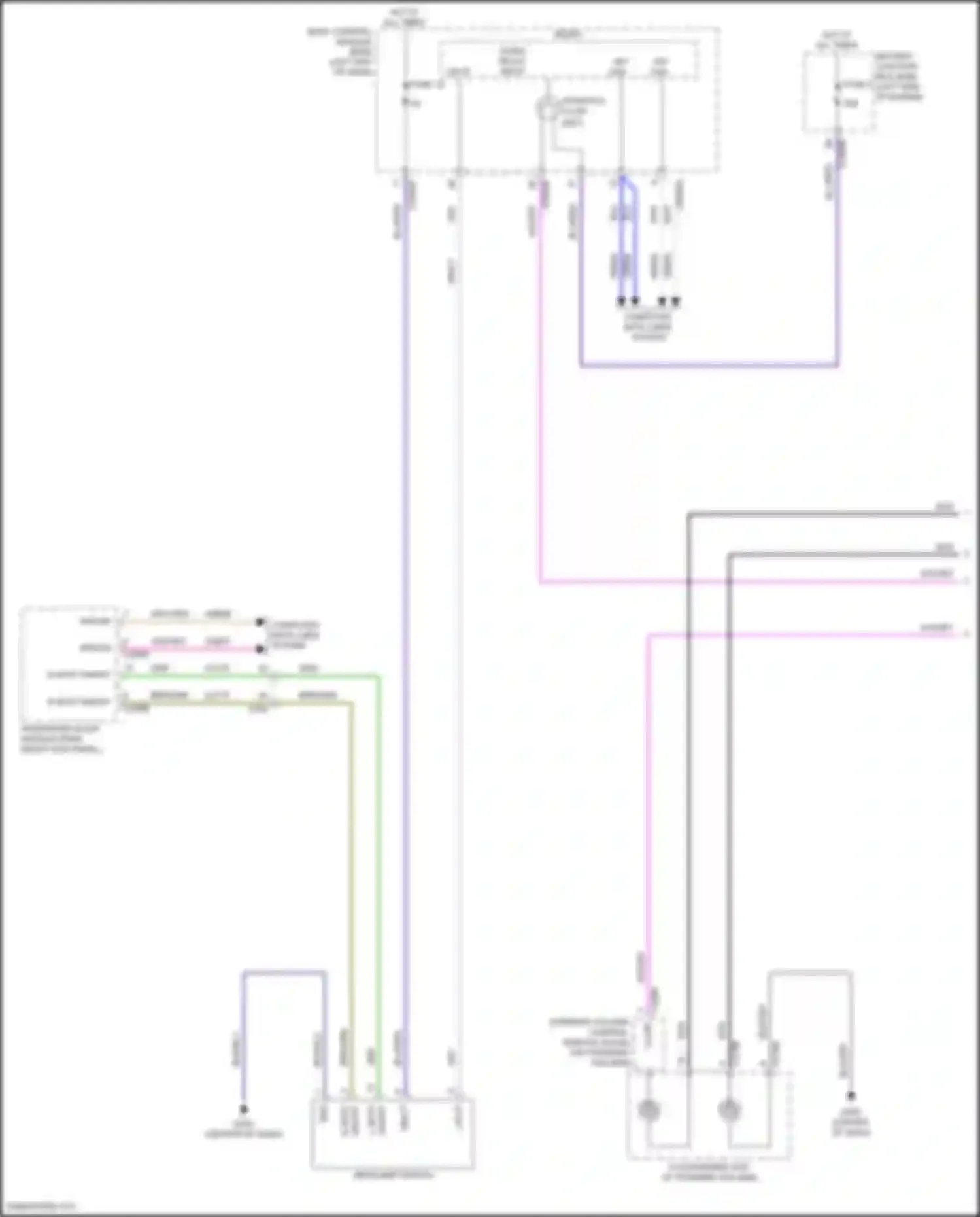 Wiring diagram headlamp switch for Ford Bronco VI (2020-2024)