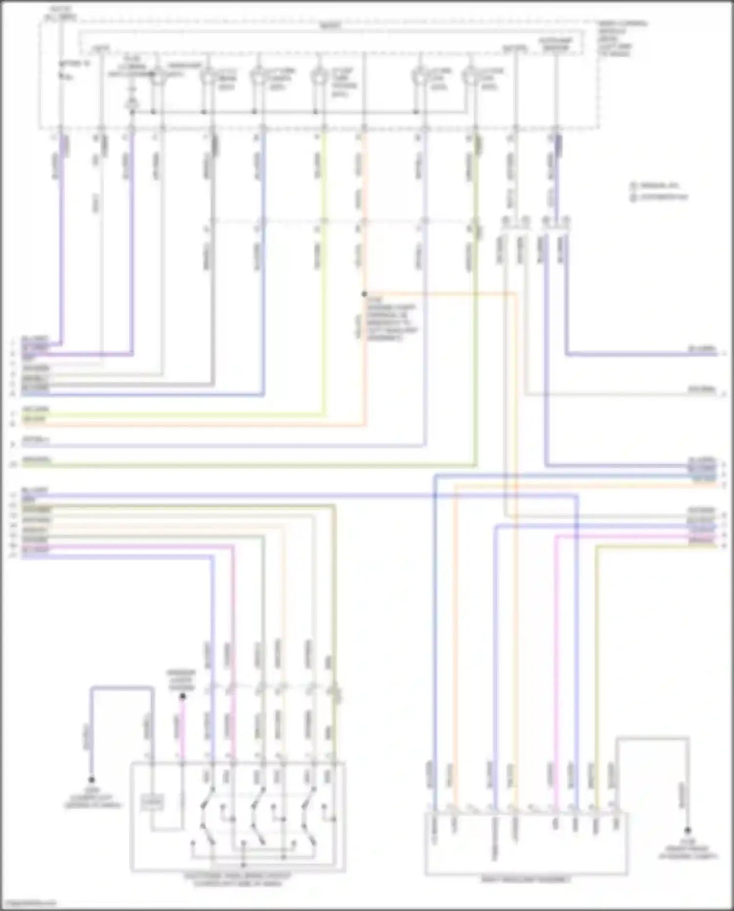 Wiring diagram autolamp sensor for Ford Bronco VI (2020-2024)