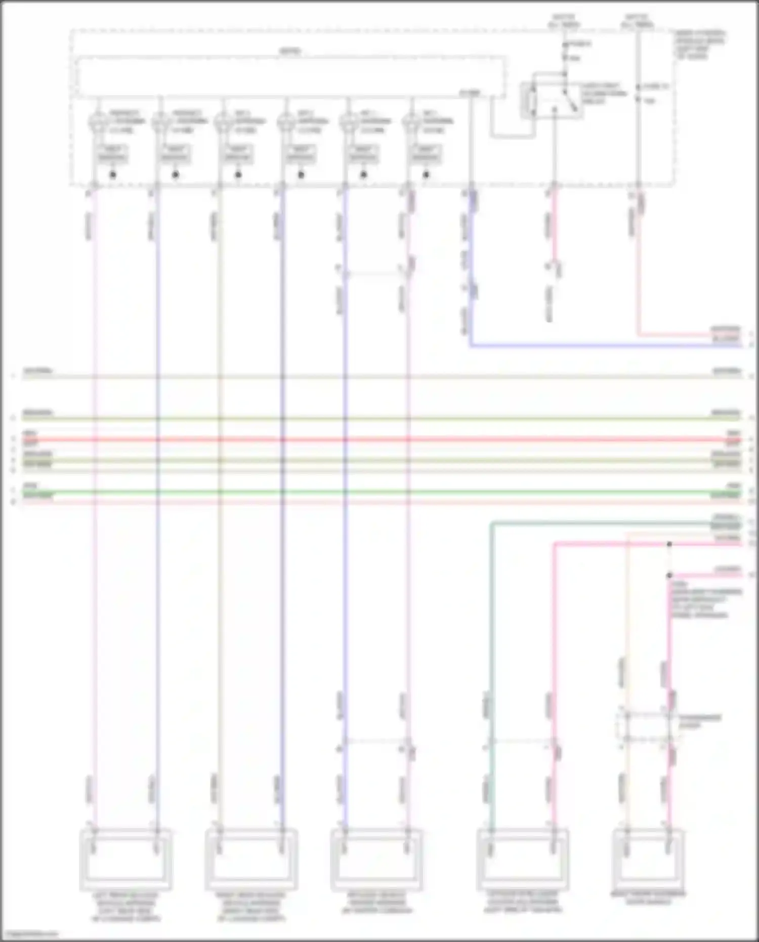 Wiring diagram half bridge for Ford Bronco VI (2020-2024)
