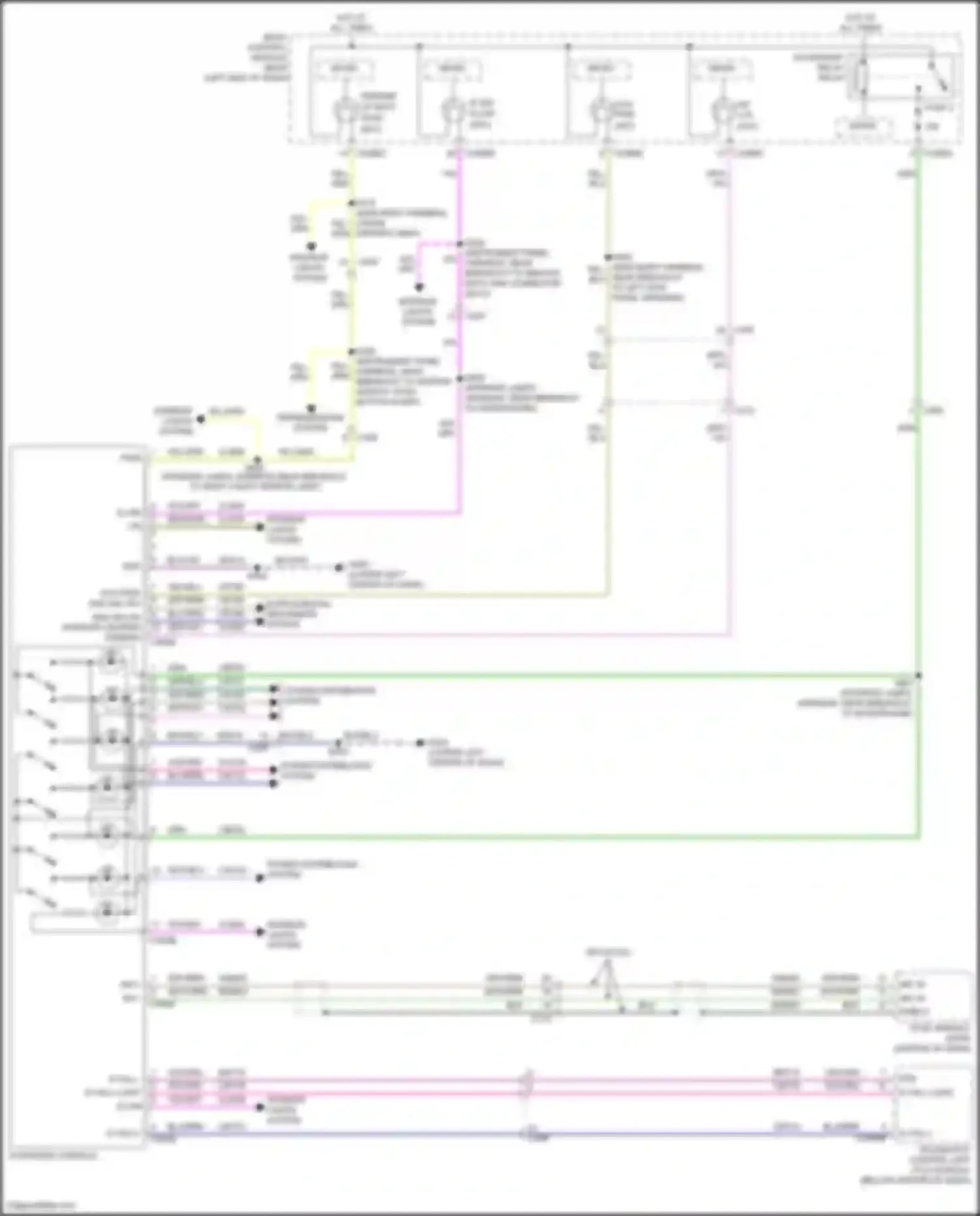 Wiring diagram overhead console for Ford Bronco VI (2020-2024)