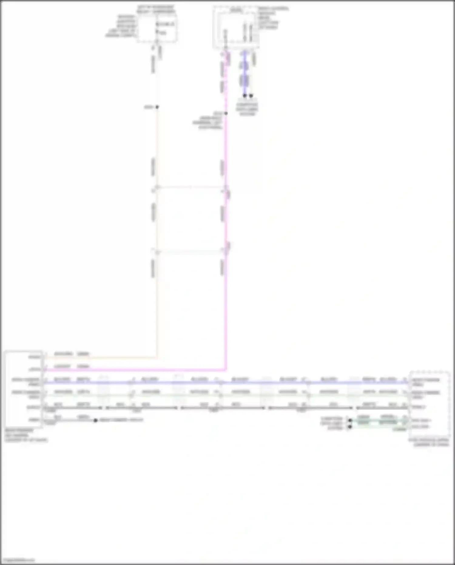 Wiring diagram rear camera circuit for Ford Bronco VI (2020-2024)