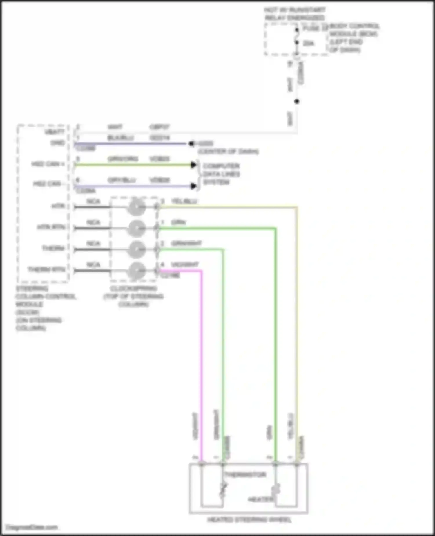 Wiring diagram therm fd for Ford Bronco VI (2020-2024)