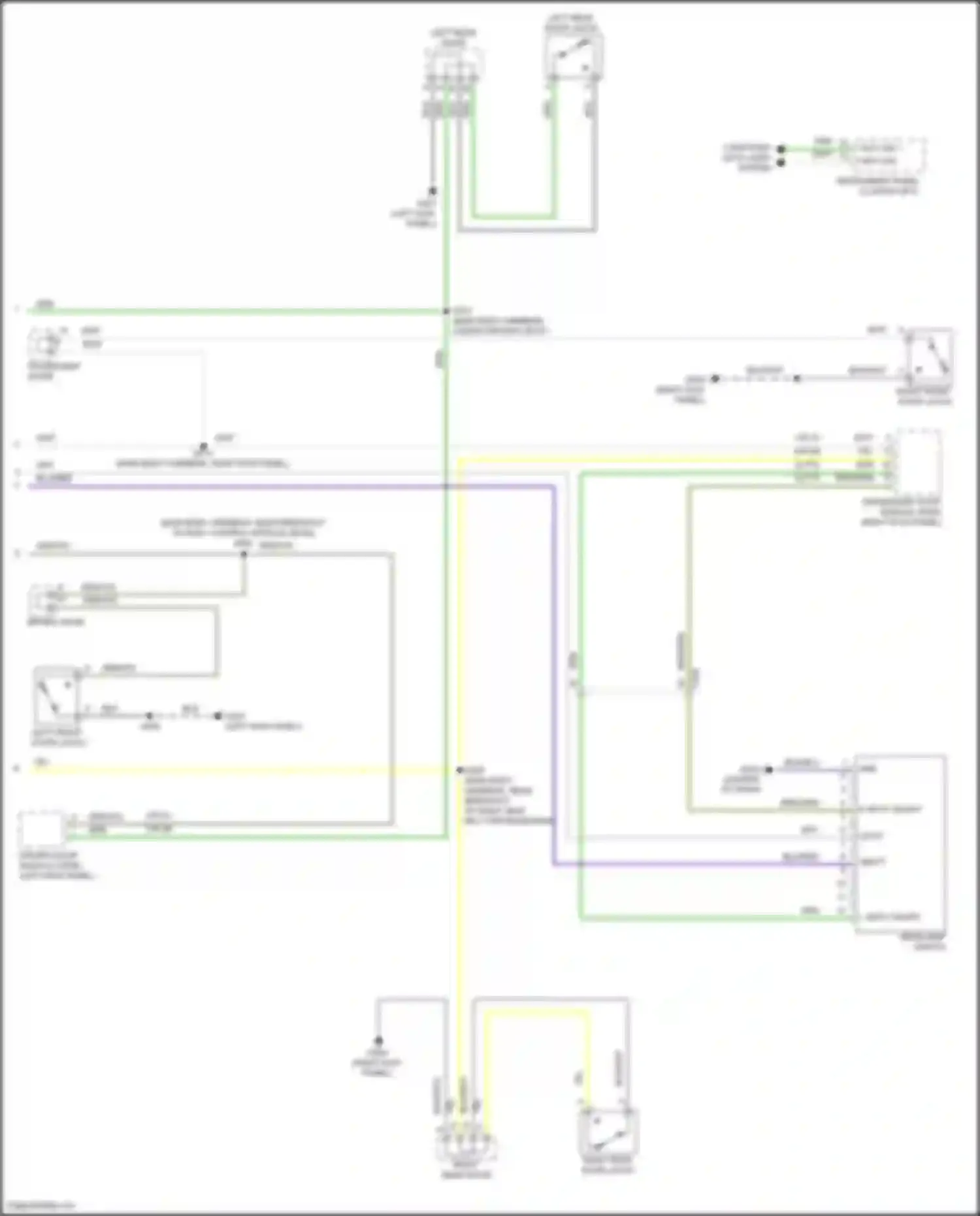 Wiring diagram headlamp switch for Ford Bronco VI (2020-2024)