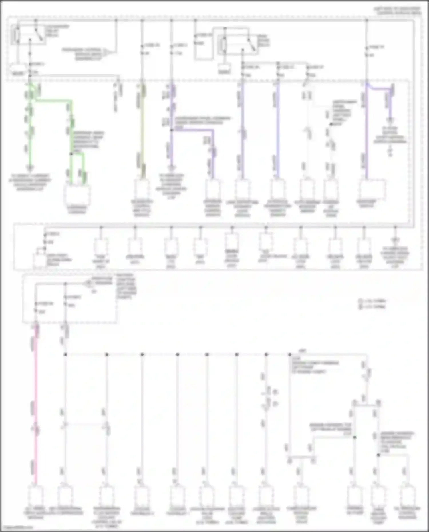 Wiring diagram overhead console for Ford Bronco VI (2020-2024)