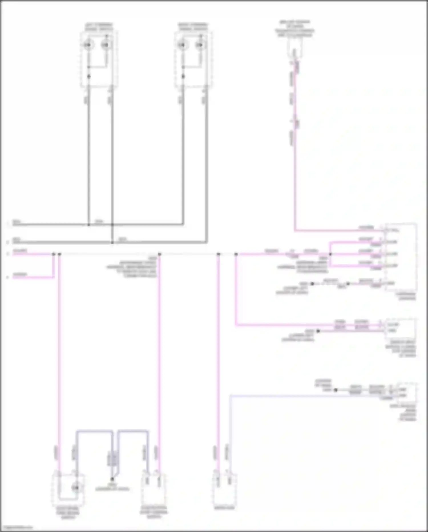 Wiring diagram left steering wheel switch for Ford Bronco VI (2020-2024) (3 of 7)
