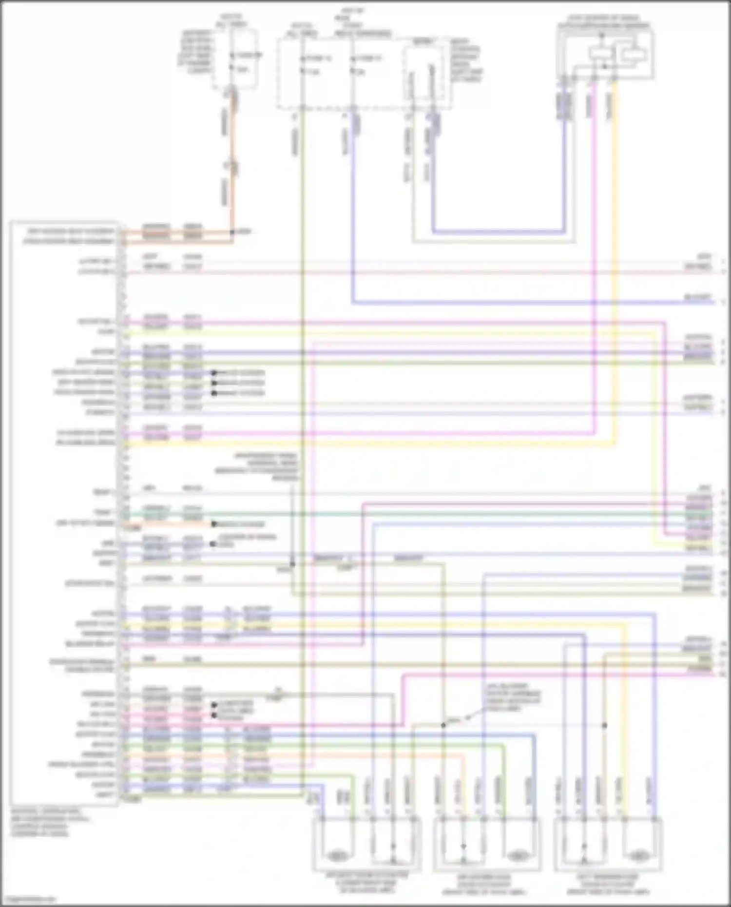 Wiring diagram lh sunload sens for Ford Bronco VI (2020-2024) (1 of 1)