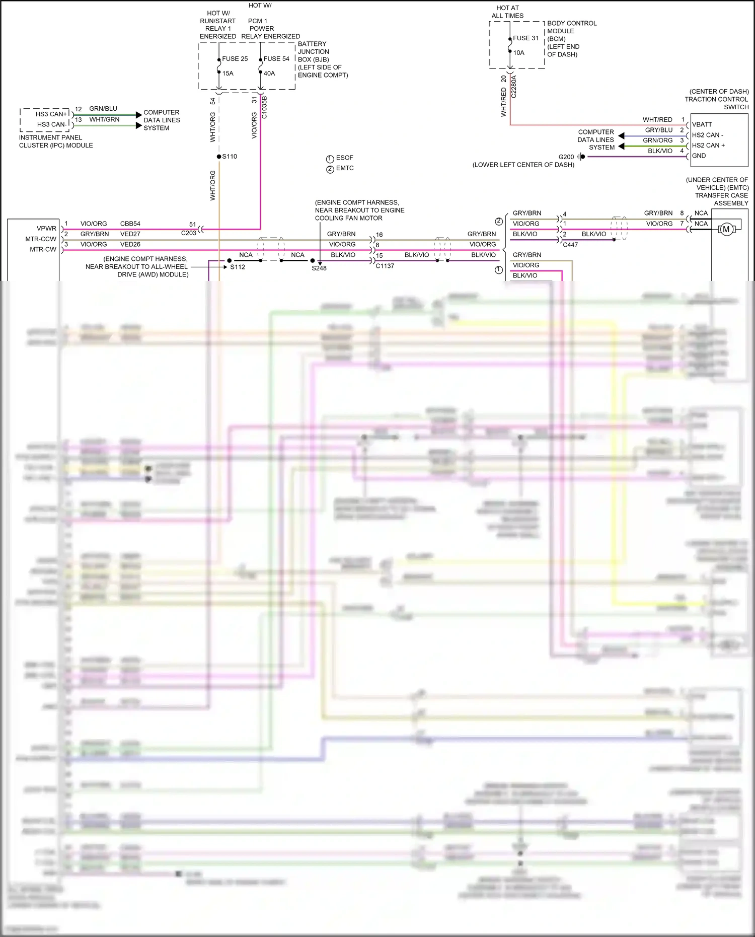 Ford Bronco VI (2020-2024) mtr-cw wiring diagram  (1 of 1)