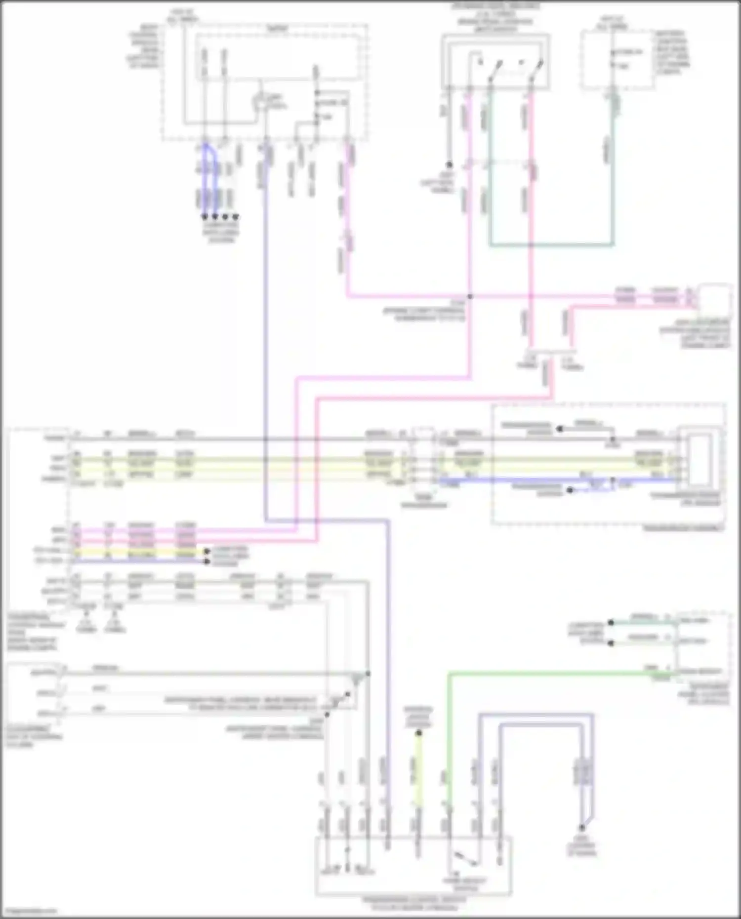 Wiring diagram park detect for Ford Bronco VI (2020-2024)