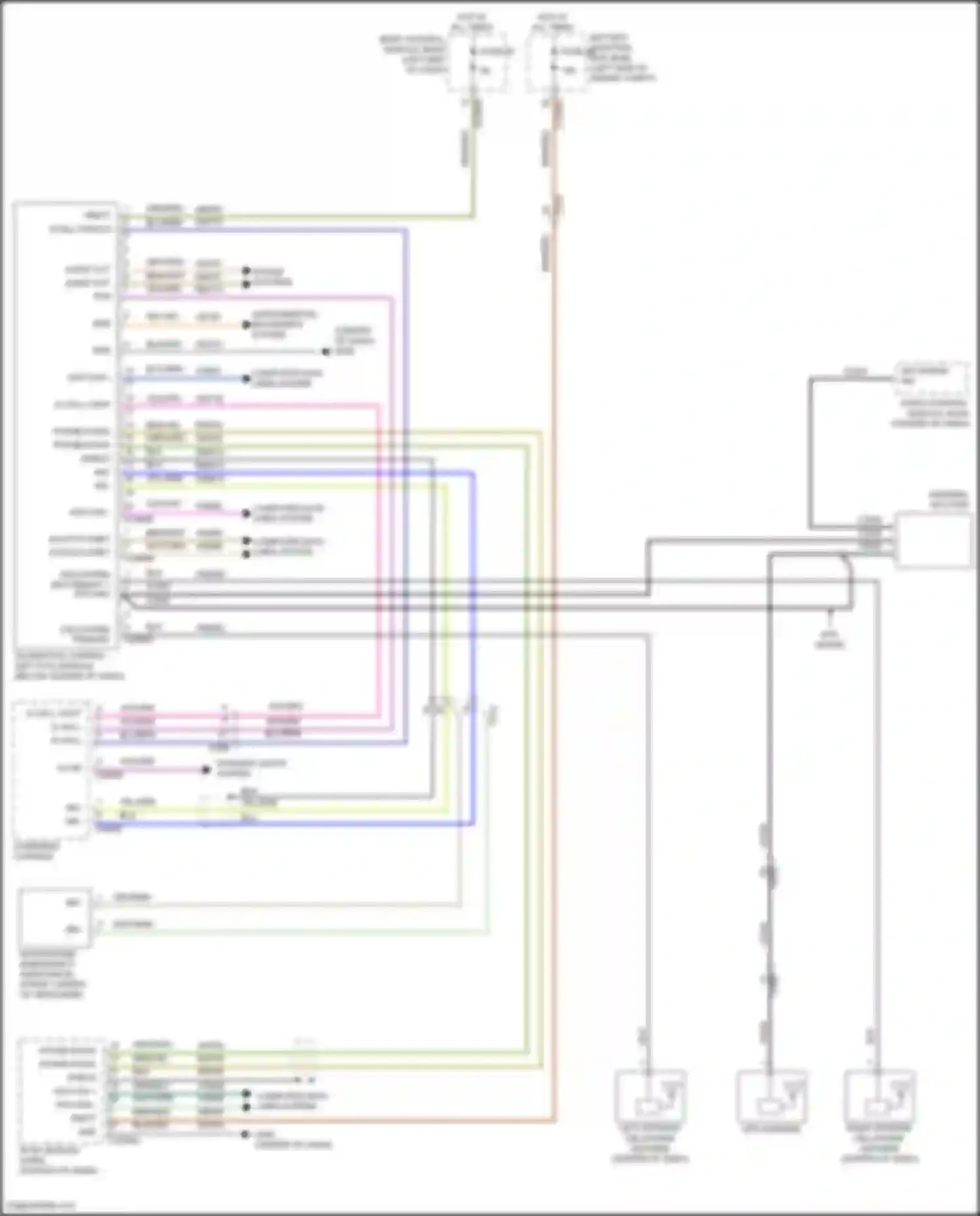 Wiring diagram overhead console for Ford Bronco VI (2020-2024) (10 of 10)