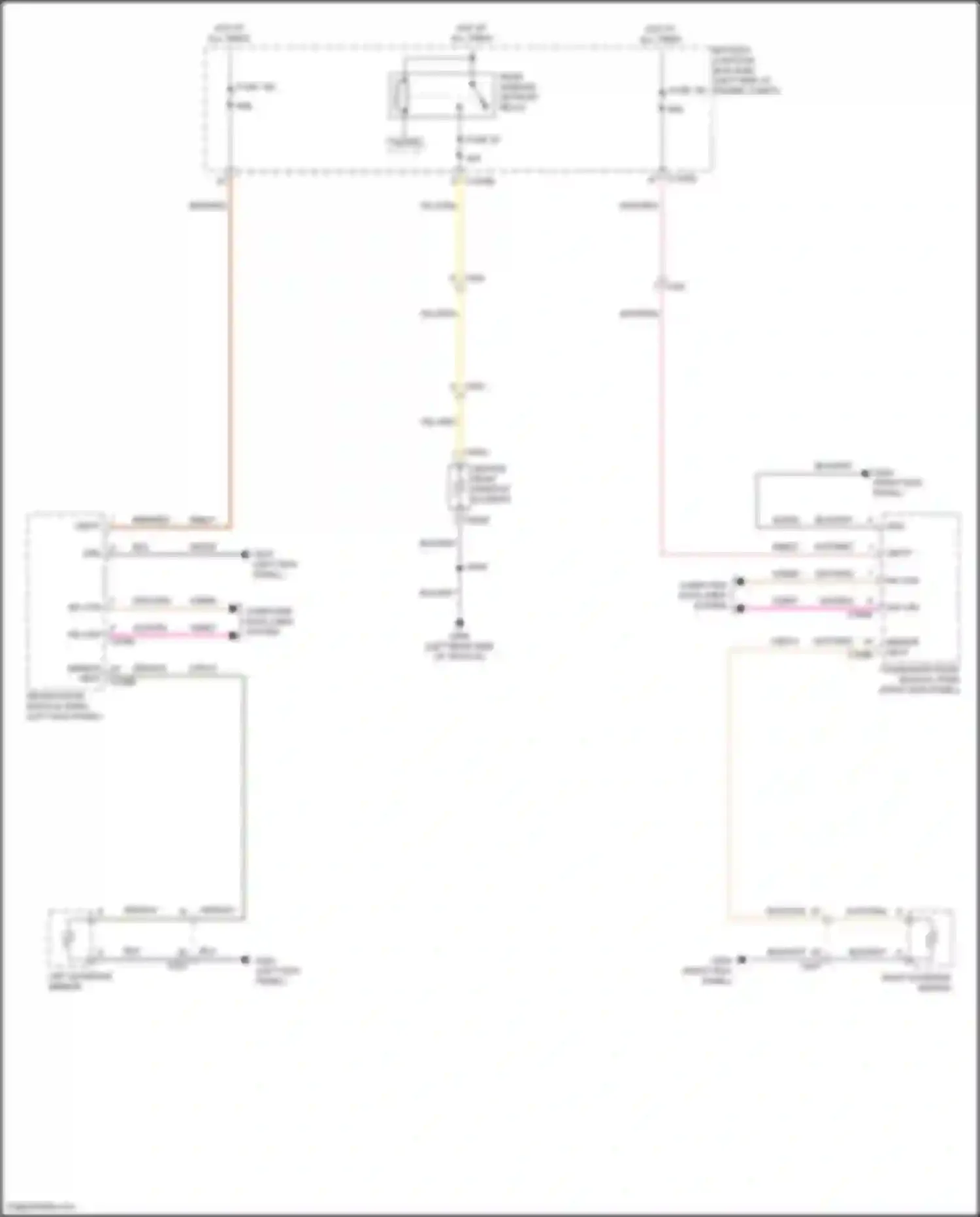 Wiring diagram rear window defrost relay for Ford Bronco VI (2020-2024) (1 of 1)