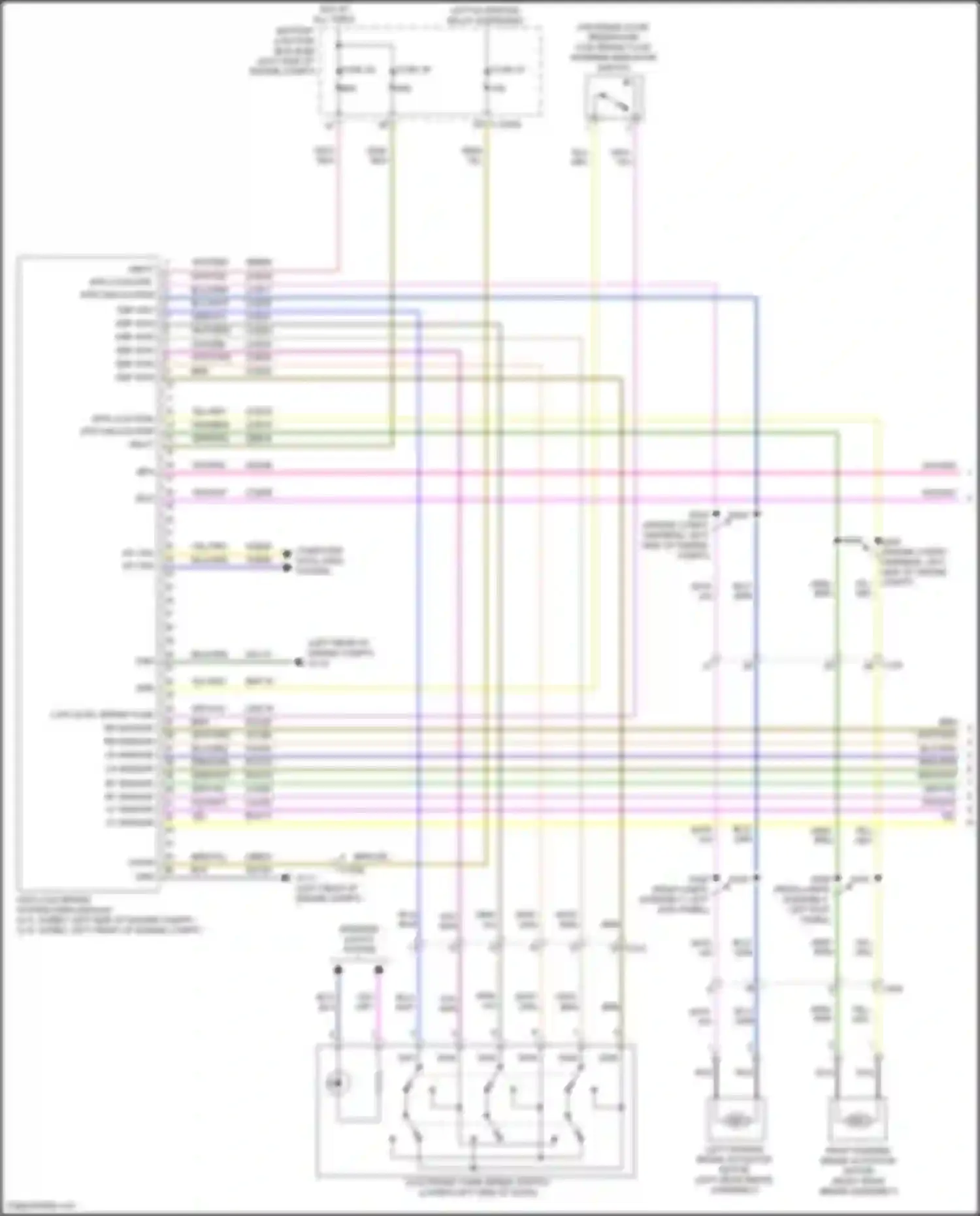 Wiring diagram rf sensor hi for Ford Bronco VI (2020-2024) (2 of 2)