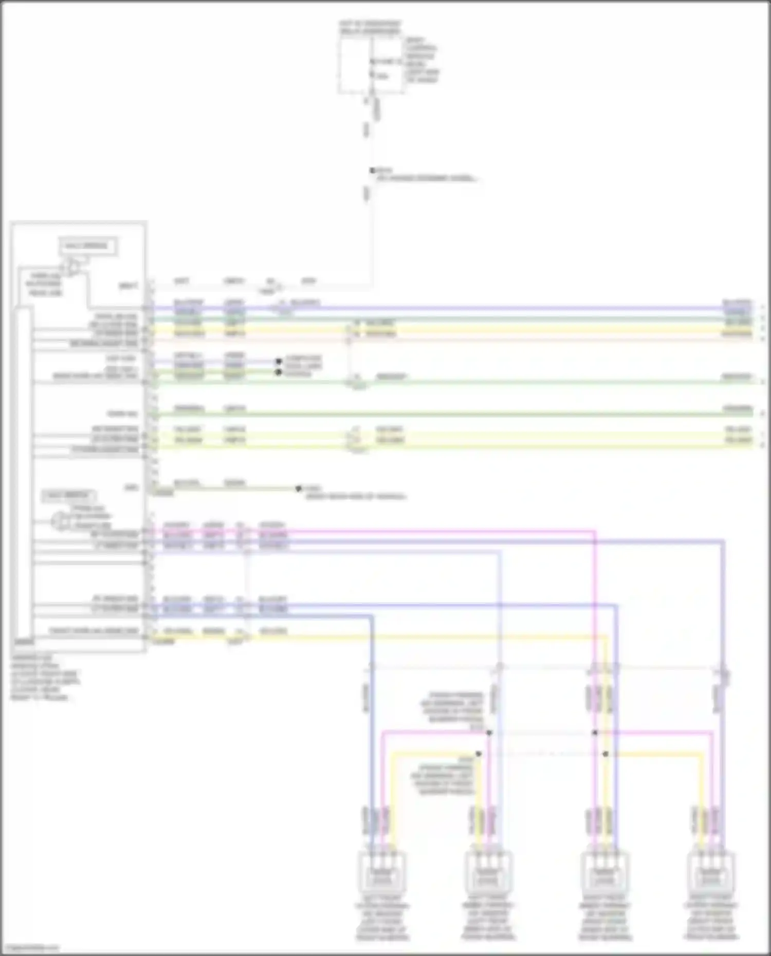 Wiring diagram rr inner sns for Ford Bronco VI (2020-2024) (1 of 1)