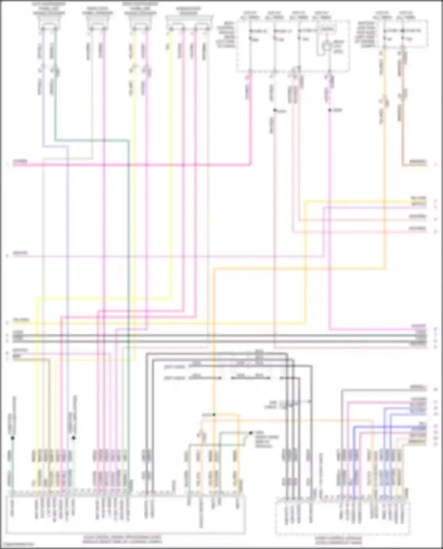 Wiring diagram stereo in r+ for Ford Bronco VI (2020-2024) (1 of 4)