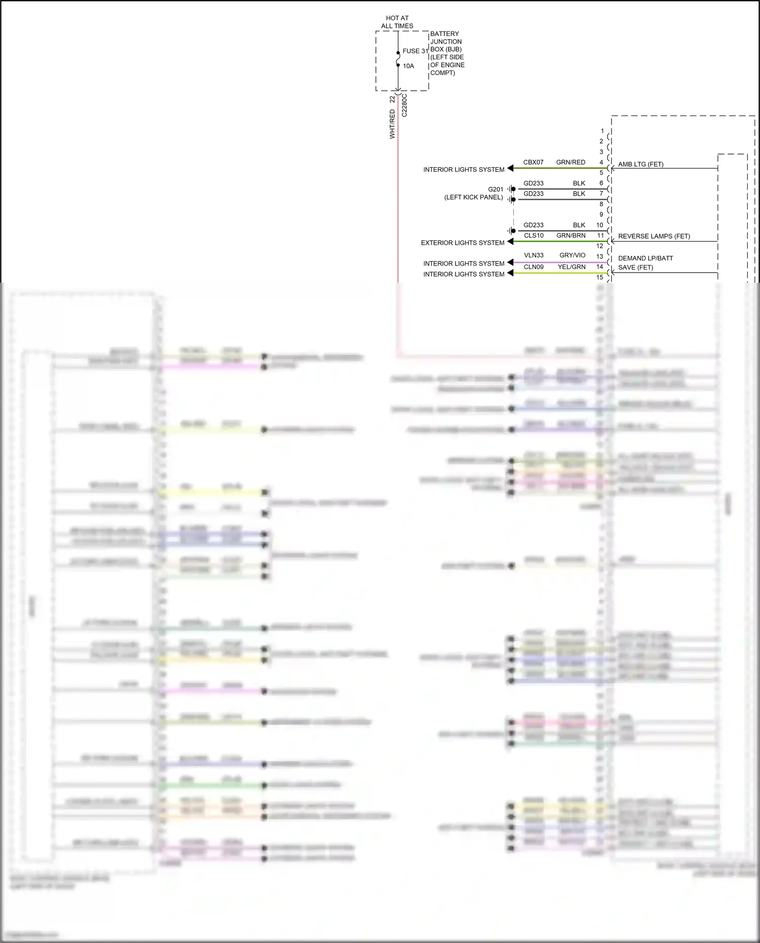 Ford Bronco VI (2020-2024) wht/org wiring diagram  (11 of 44)