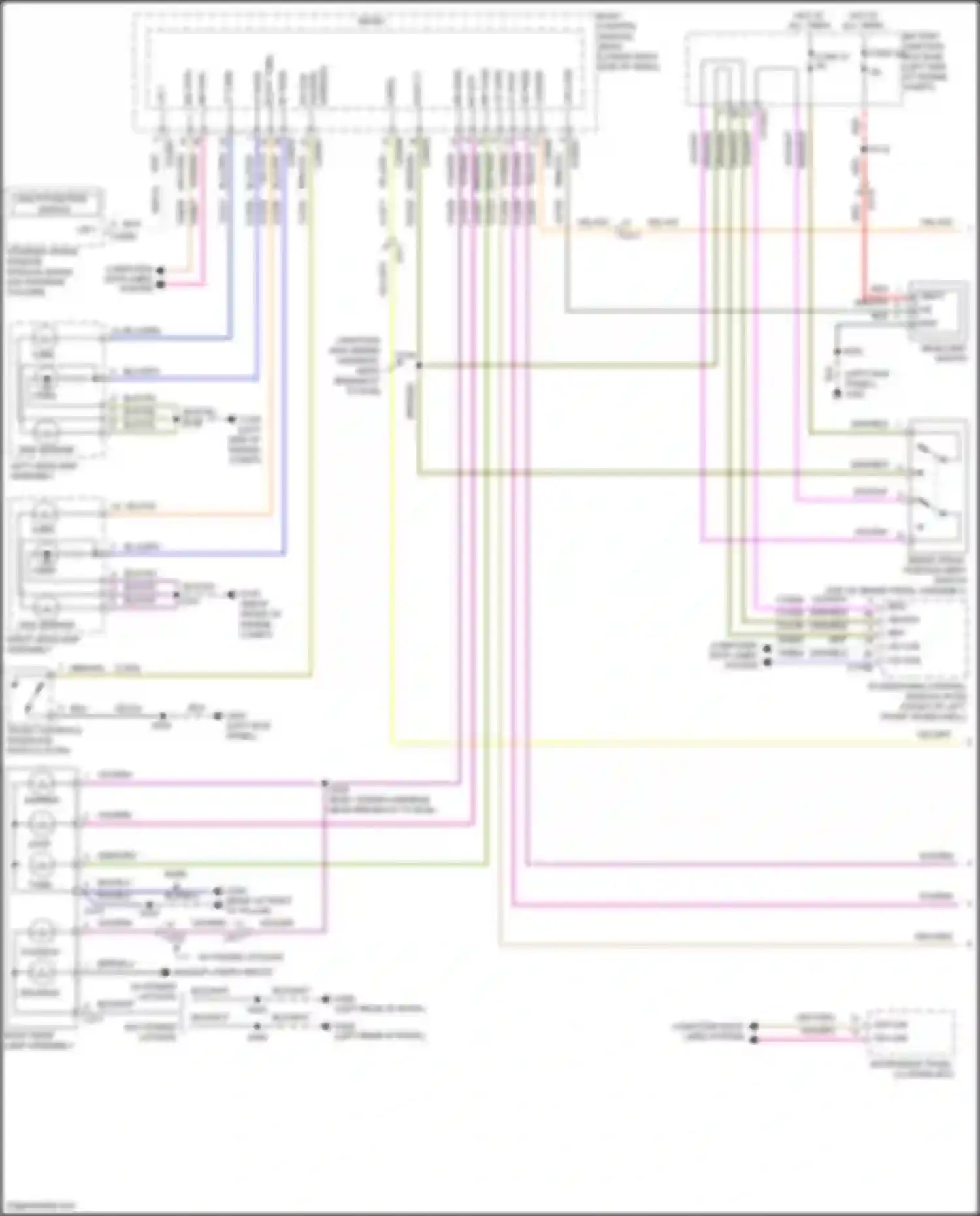 C-MAX Ford II facelift (2015-2019): Exterior lamps circuit (1 of 2)