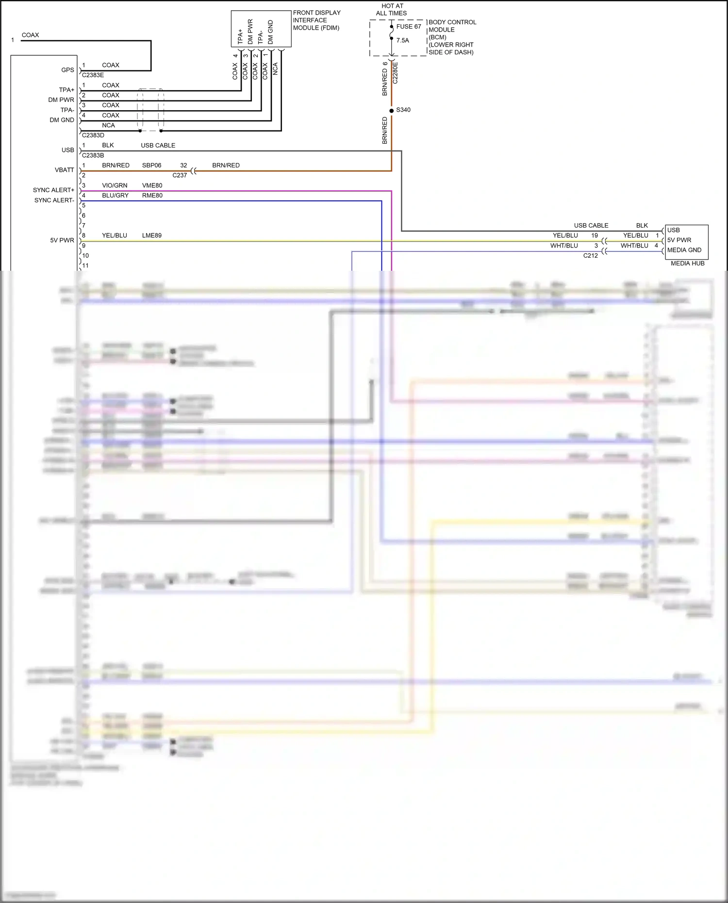 Ford C-MAX II facelift (2015-2019) accessory protocol interface module (apim) wiring diagram  (4 of 8)