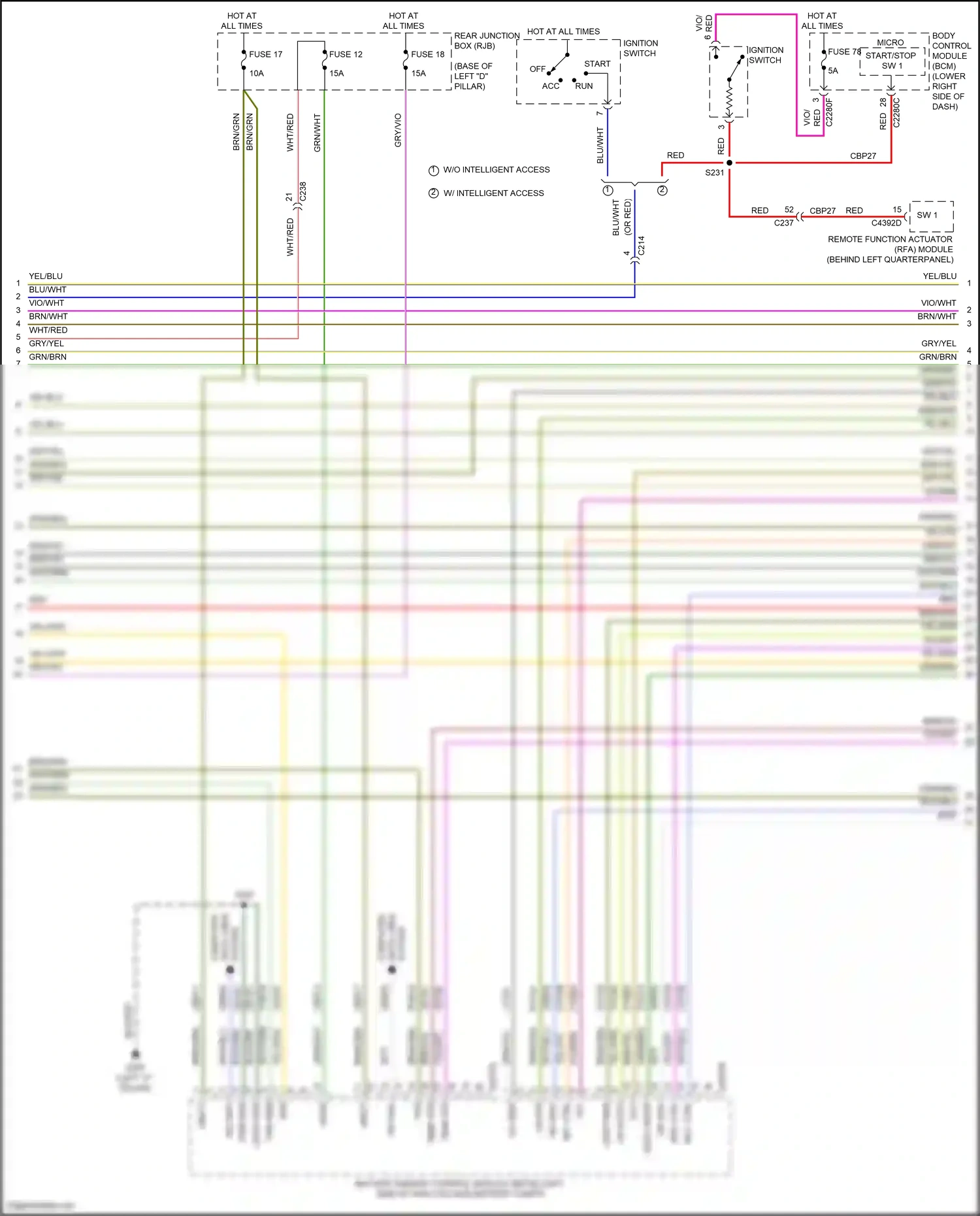 Ford C-MAX II facelift (2015-2019) computer wiring diagram  (2 of 3)