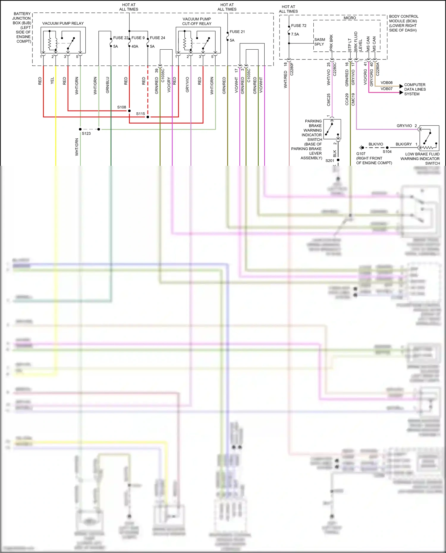 Ford C-MAX II facelift (2015-2019) computer wiring diagram  (1 of 3)