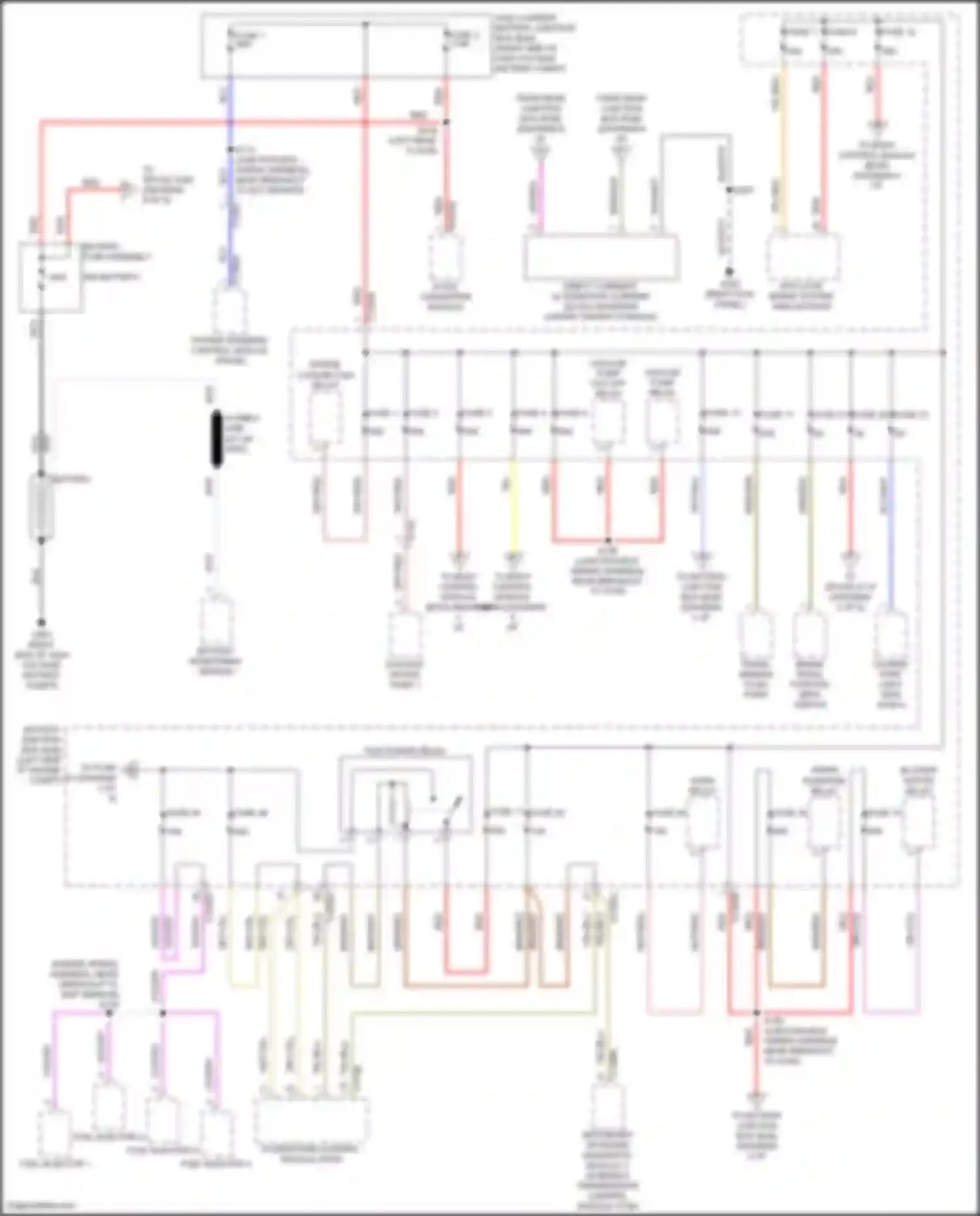 Wiring diagram battery monitoring sensor for Ford C-MAX II facelift (2015-2019)