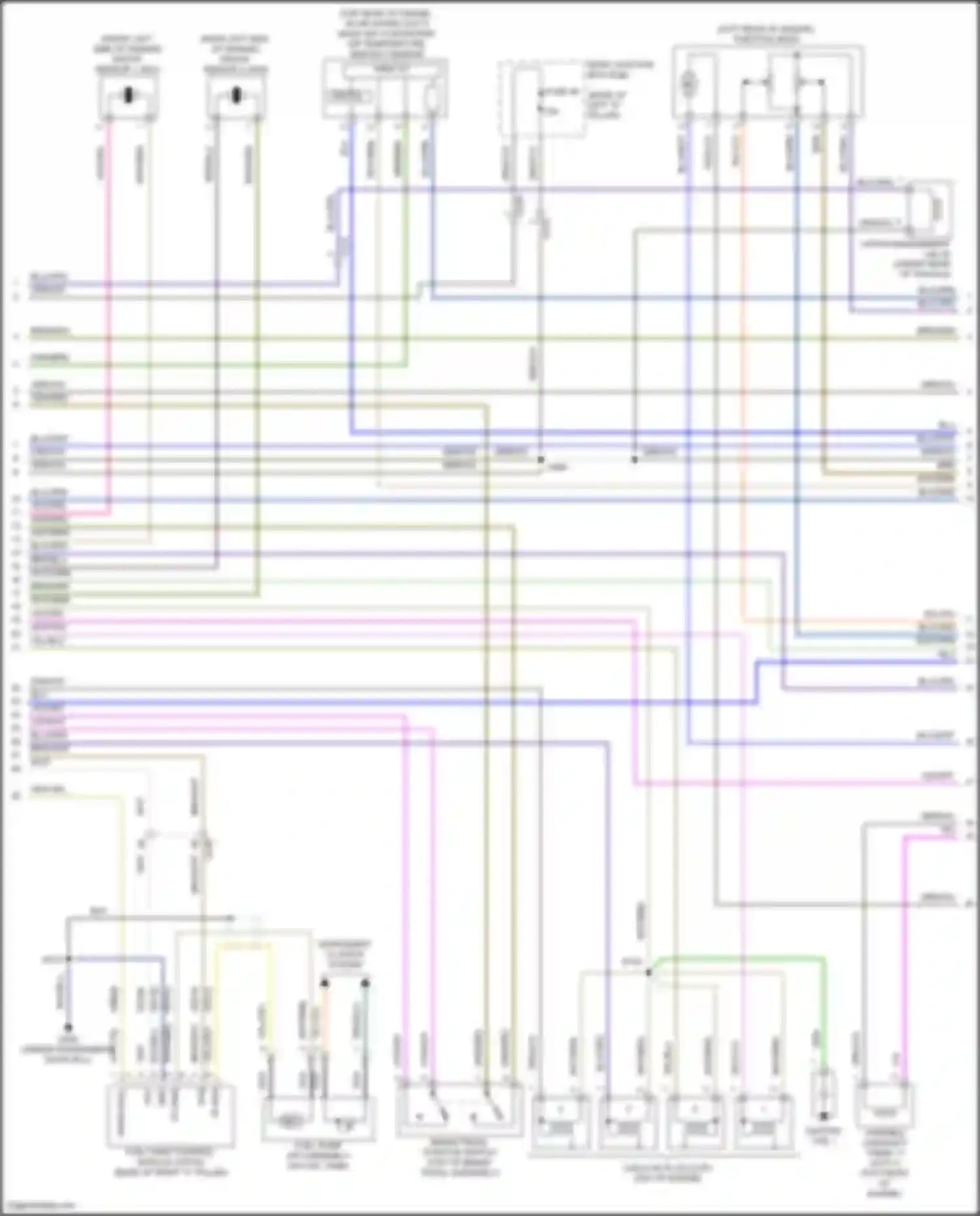 Wiring diagram fuse 46 for Ford C-MAX II facelift (2015-2019) (4 of 4)