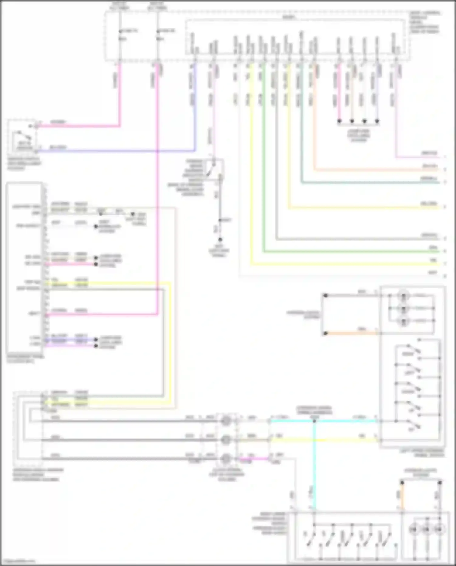 Wiring diagram shift interlock system for Ford C-MAX II facelift (2015-2019)