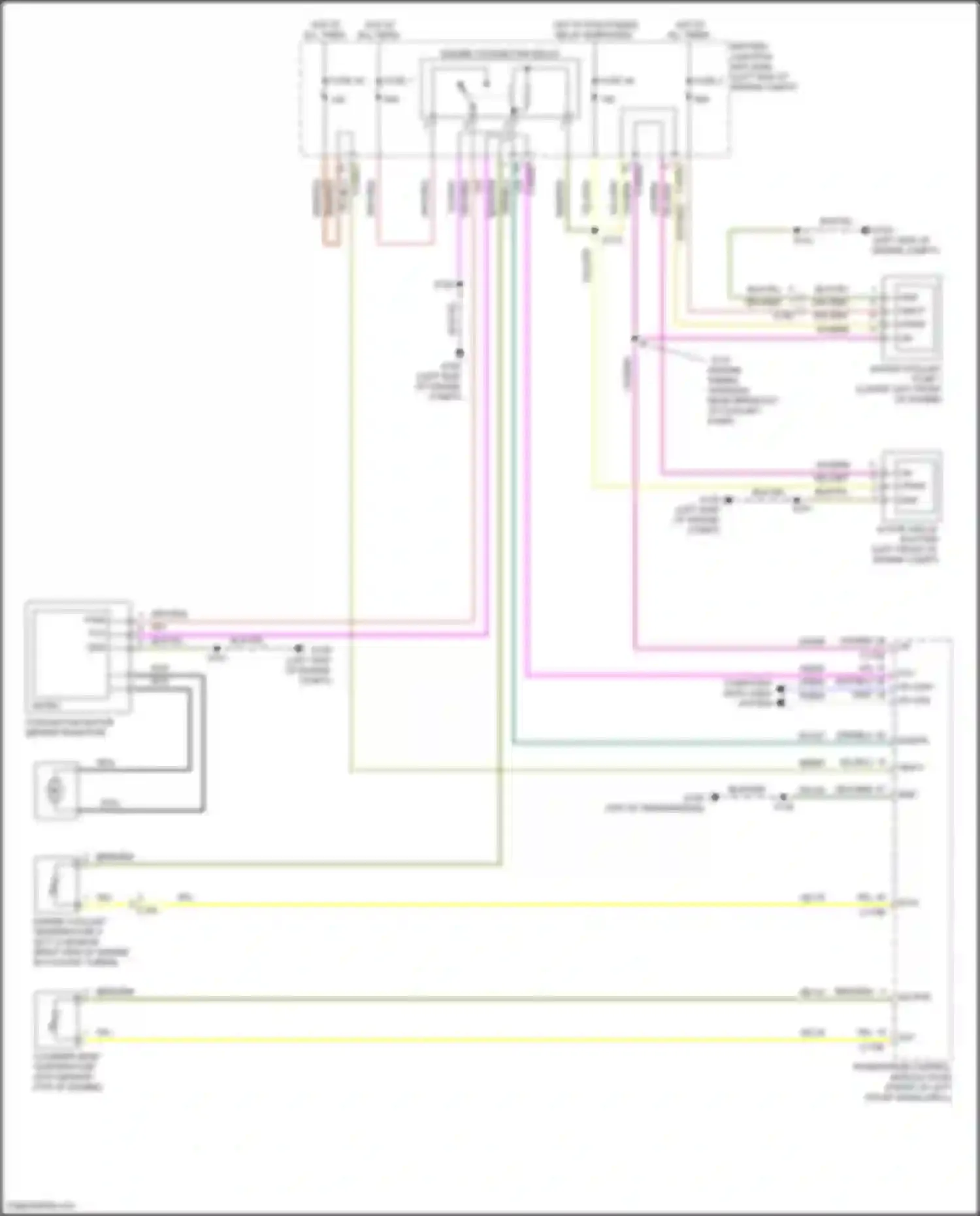Wiring diagram computer data lines system for Ford C-MAX II facelift (2015-2019)