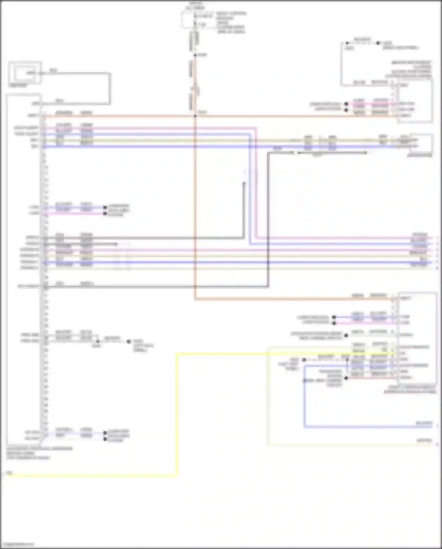 Wiring diagram navigation system for Ford C-MAX II facelift (2015-2019)