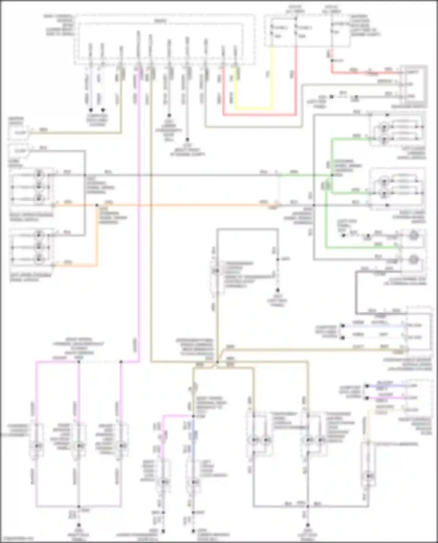 Wiring diagram ip sw illum for Ford C-MAX II facelift (2015-2019)