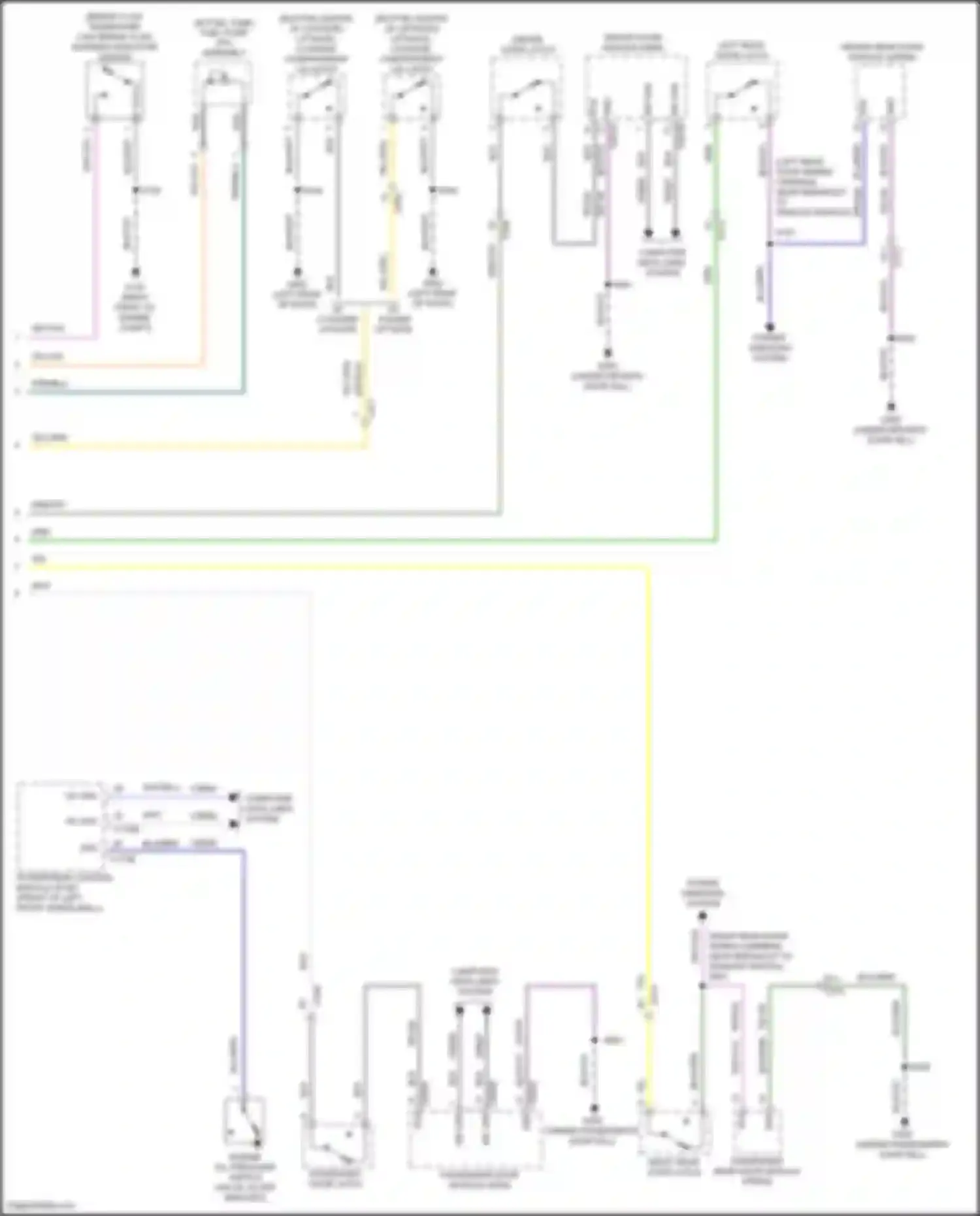 Wiring diagram computer data lines system for Ford C-MAX II facelift (2015-2019)